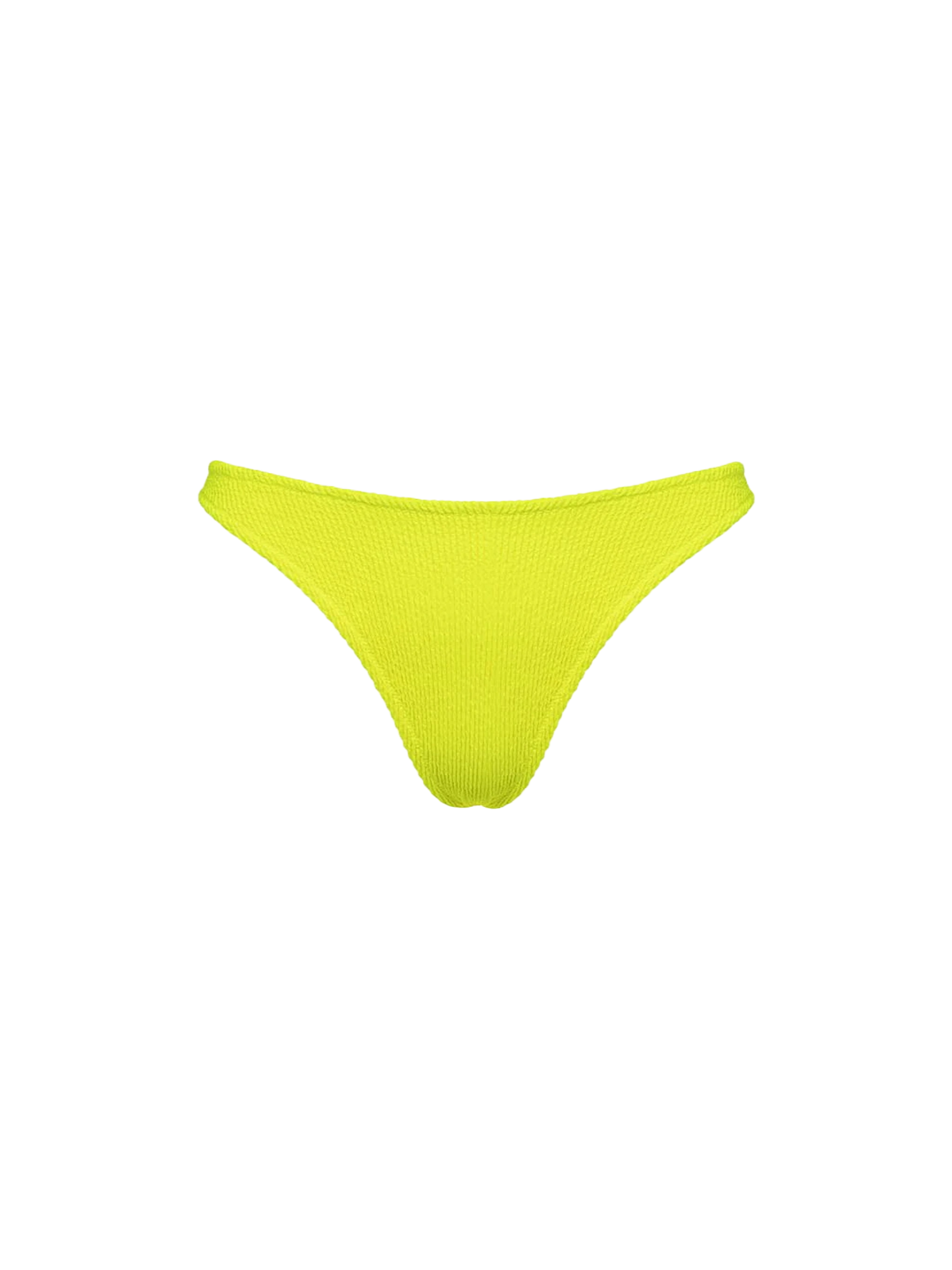 mc2-saint-barth-slip-mare-naomi-donna-in-crinkle-giallo-fluo-tinta-unita image 1