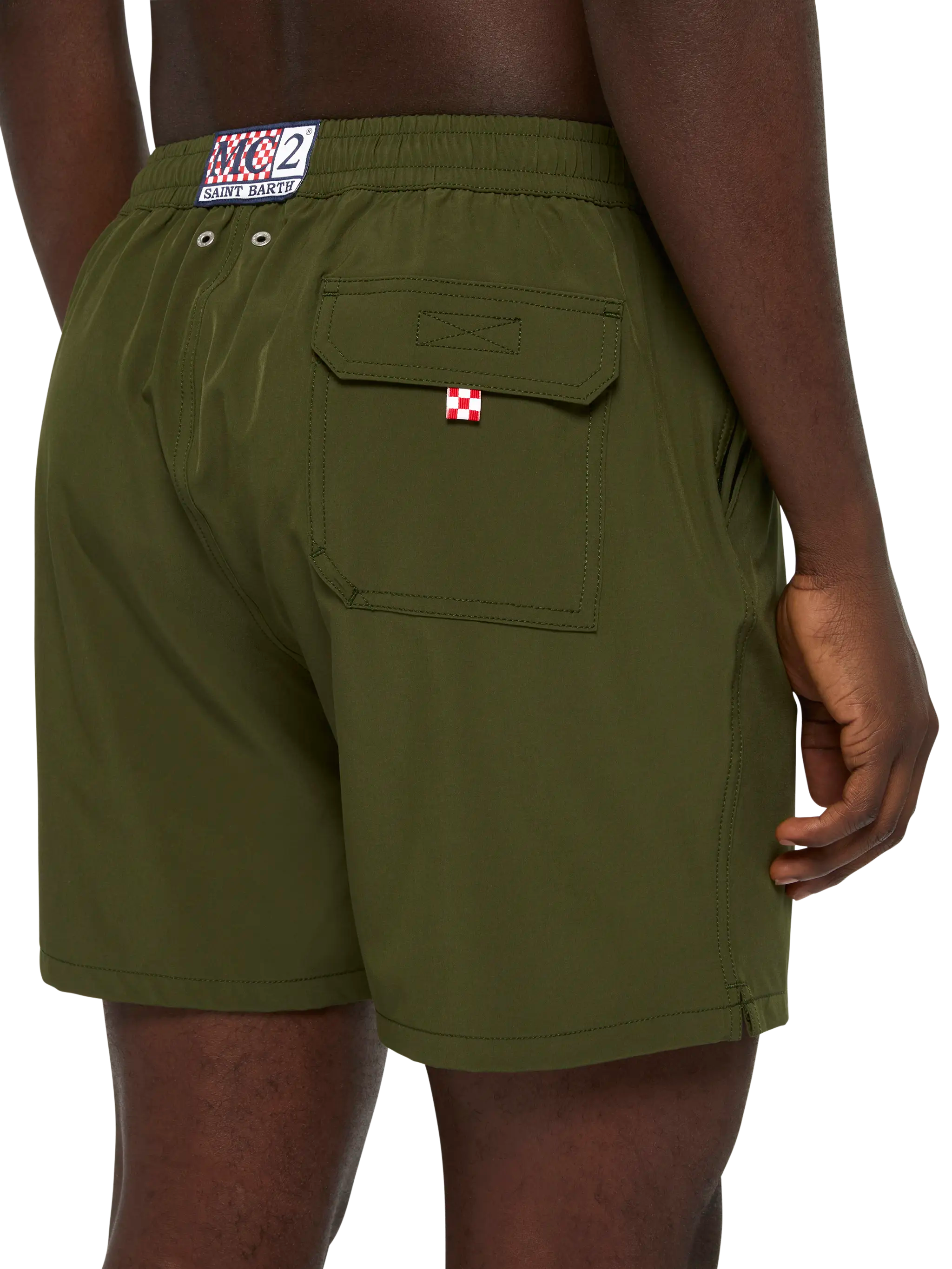 mc2-saint-barth-comfort-costume-mare-uomo-verde-militare-con-ricamo-st-barth image 6