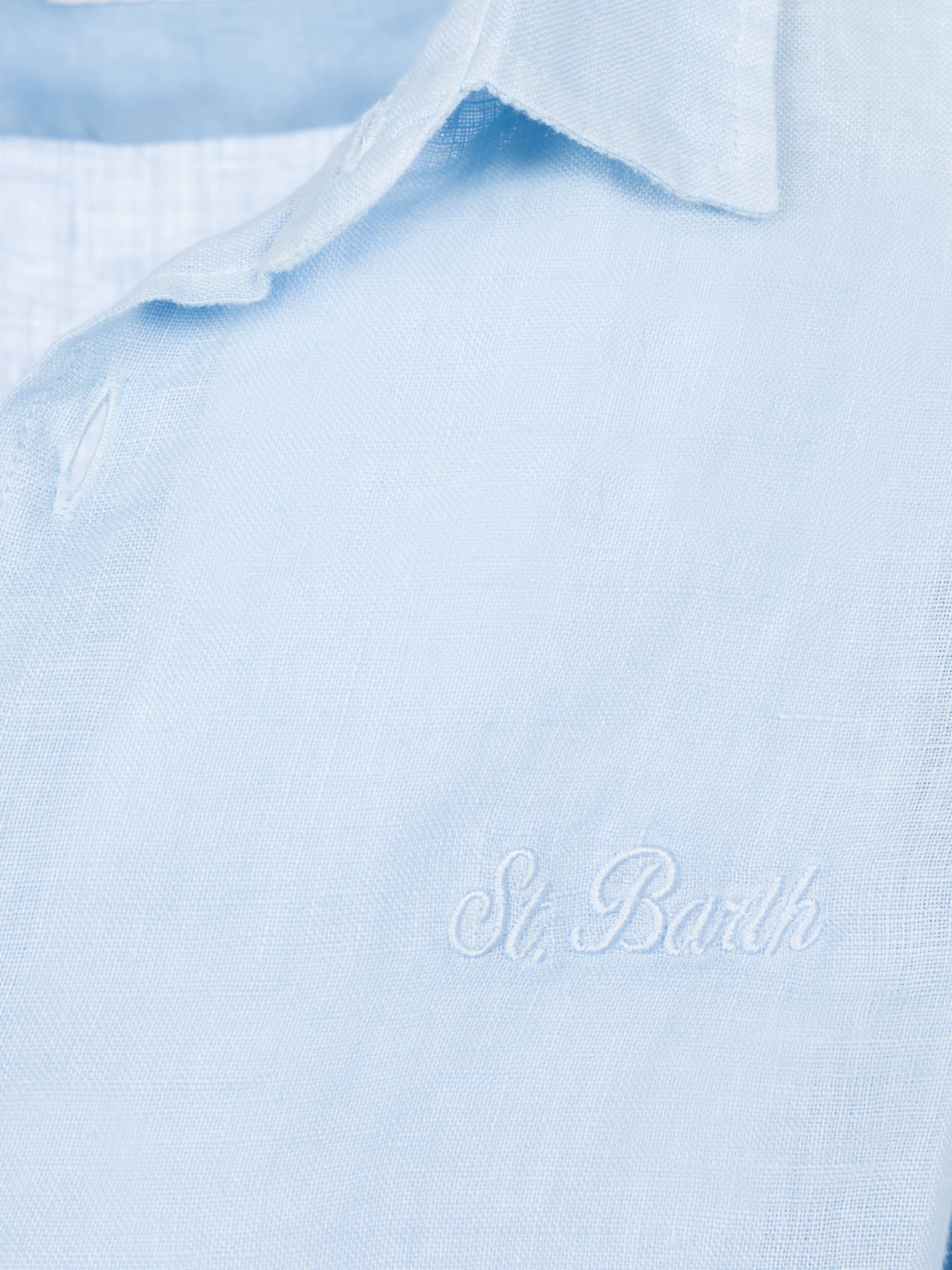 mc2-saint-barth-agnes-camicia-bambino-in-lino-azzurro-2 image 3