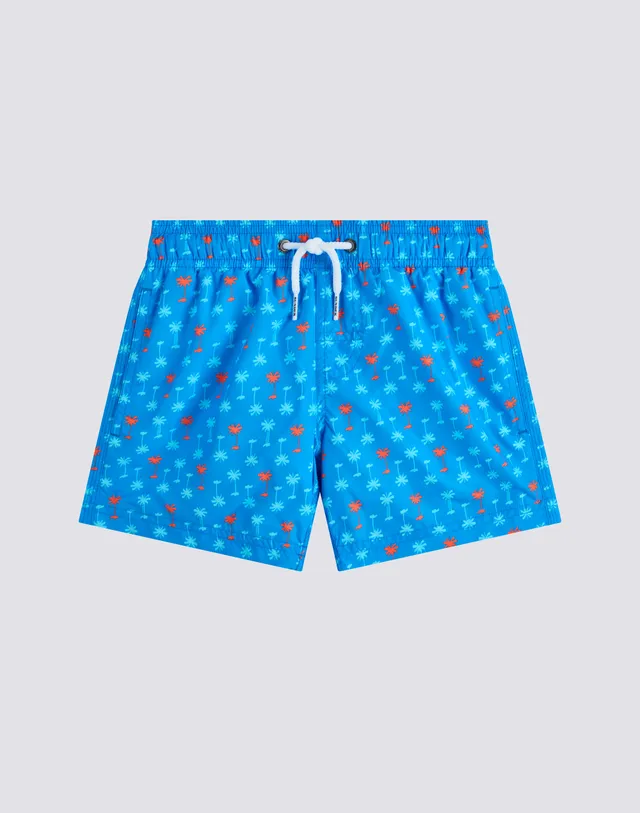 sundek-costume-boxer-mare-bambino-corto-palmas-poliestere-riciclato-b633bdrt47l image 1