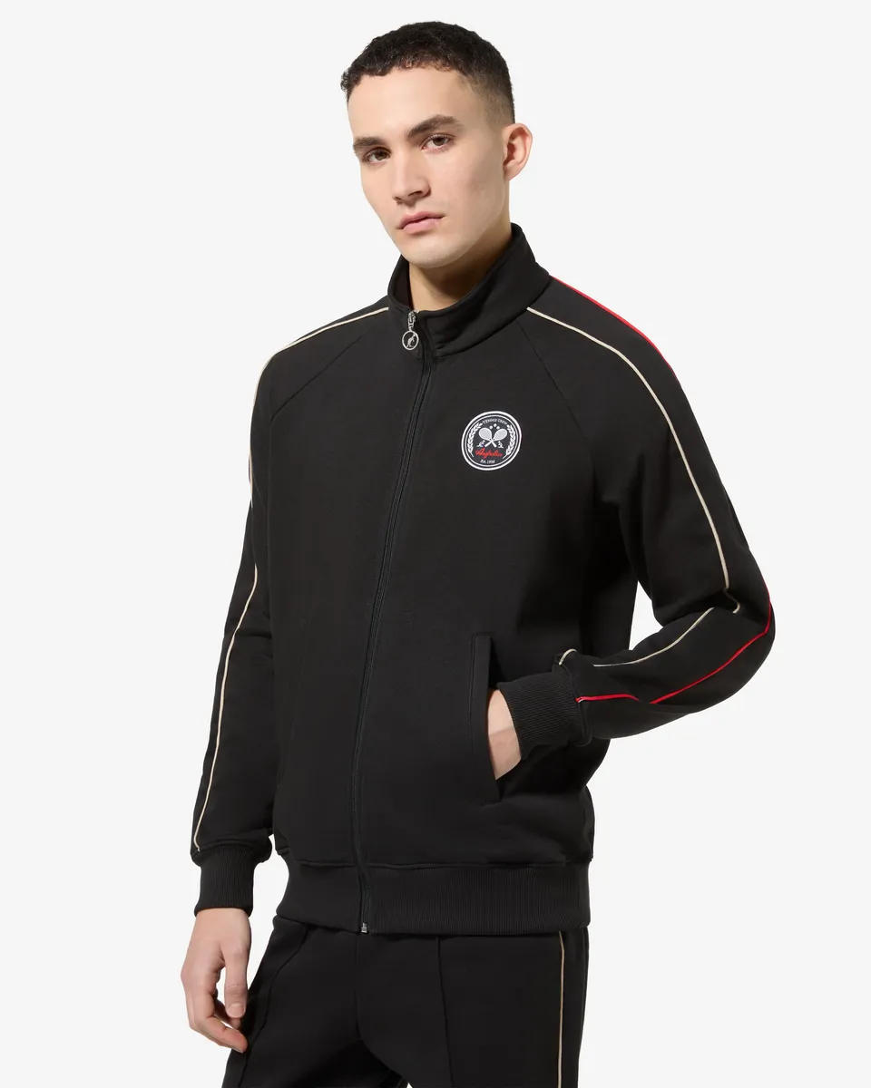 australian-tennis-crew-track-jacket-giacca-sportiva-nera image 1