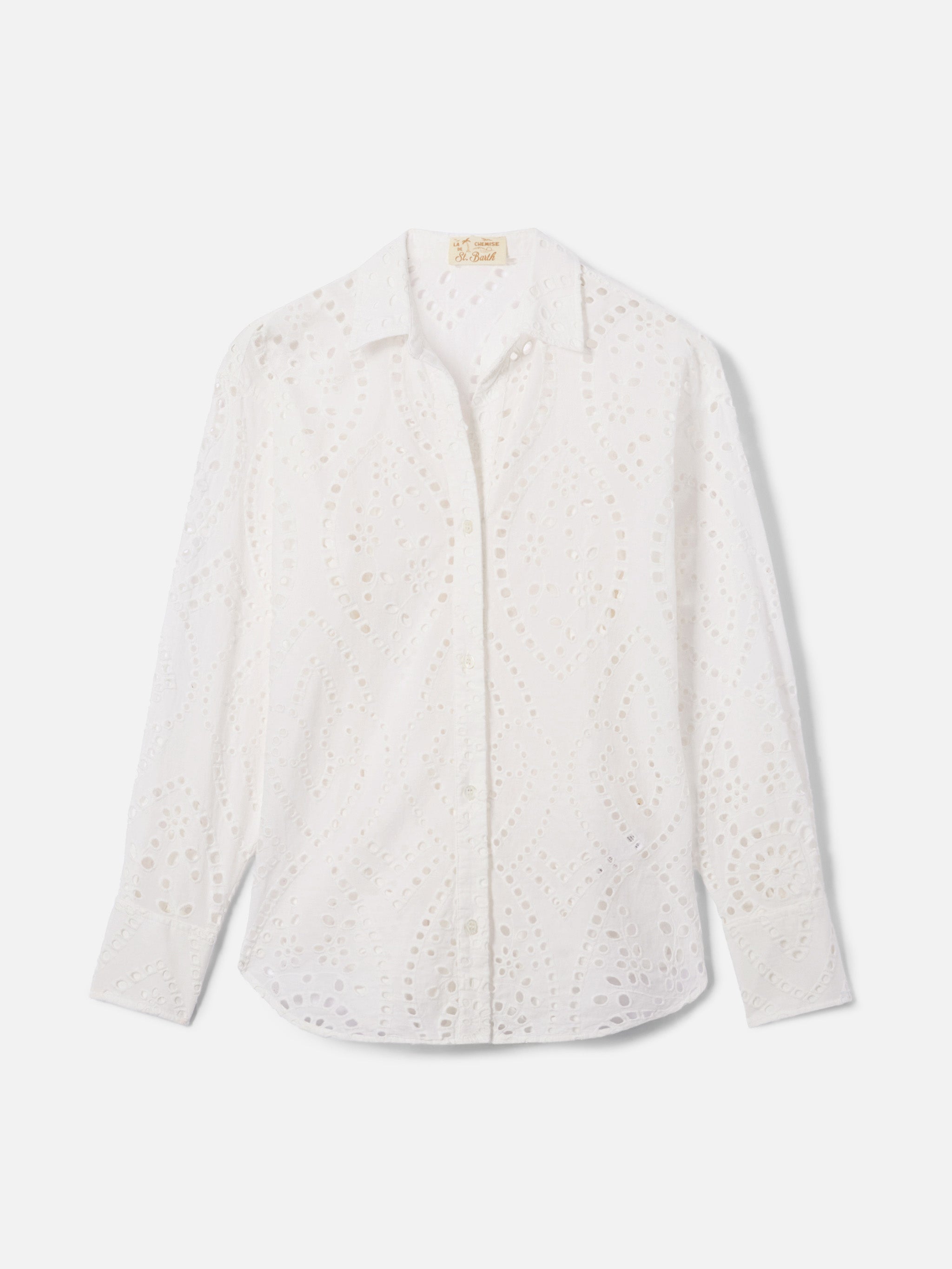 mc2-saint-barth-camicia-cristal-in-cotone-sangallo-bianco image 6