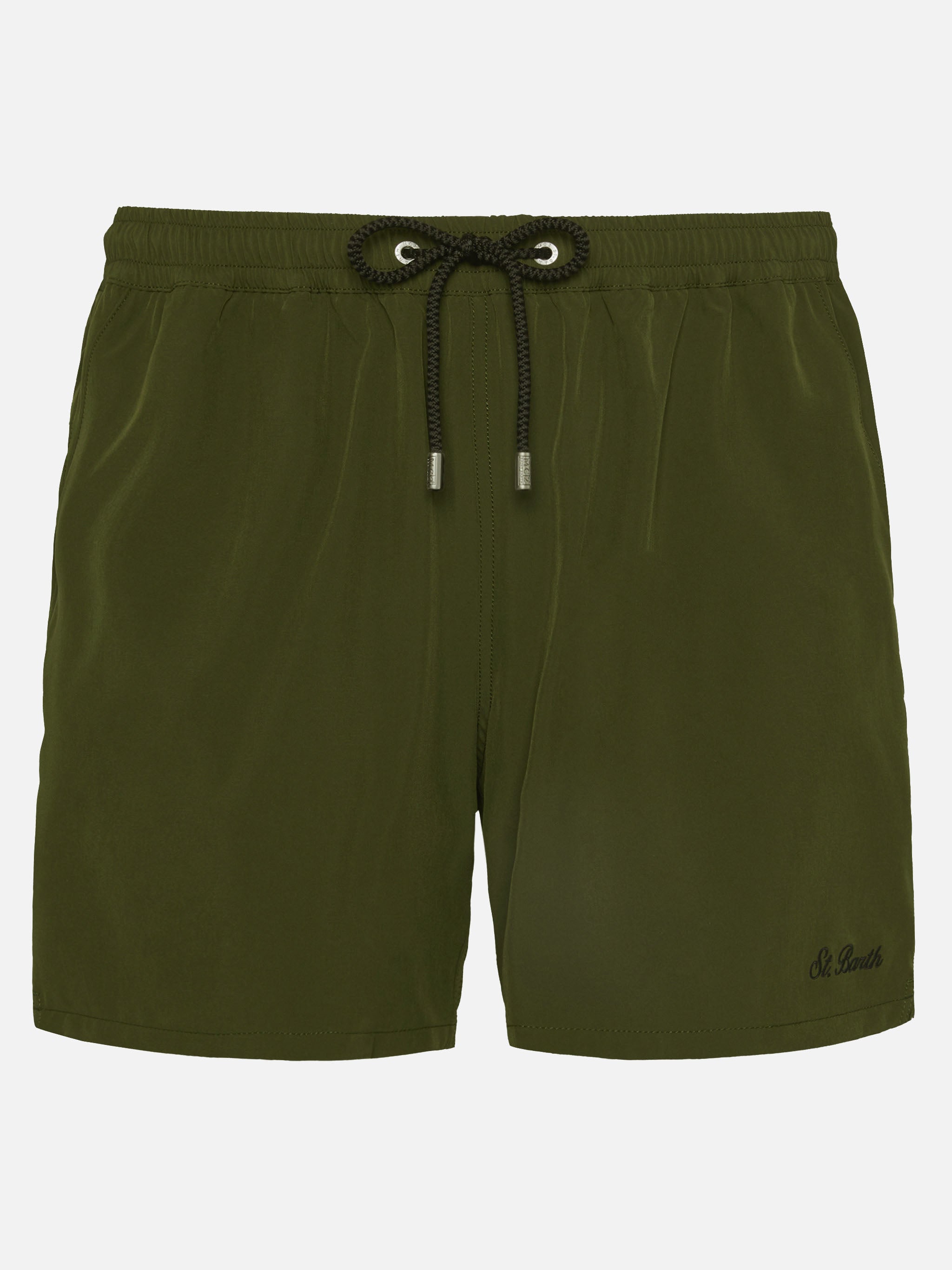 mc2-saint-barth-comfort-costume-mare-uomo-verde-militare-con-ricamo-st-barth image 1