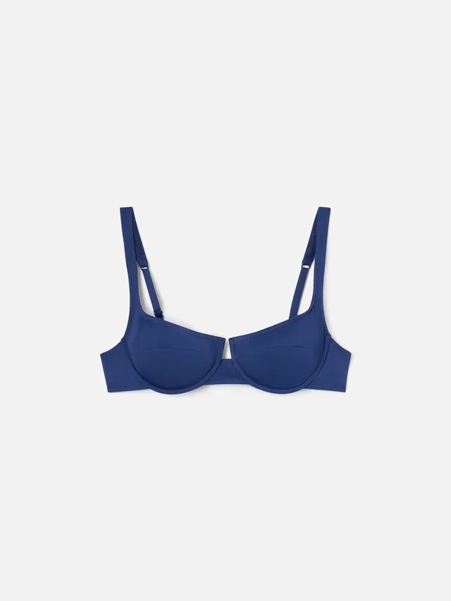 mc2-saint-barth-top-bikini-amira-balconette-blu-navy-con-ferretto image 1