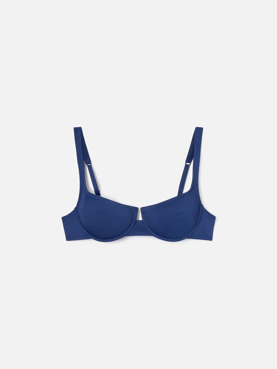 mc2-saint-barth-top-bikini-amira-balconette-blu-navy-con-ferretto image 1