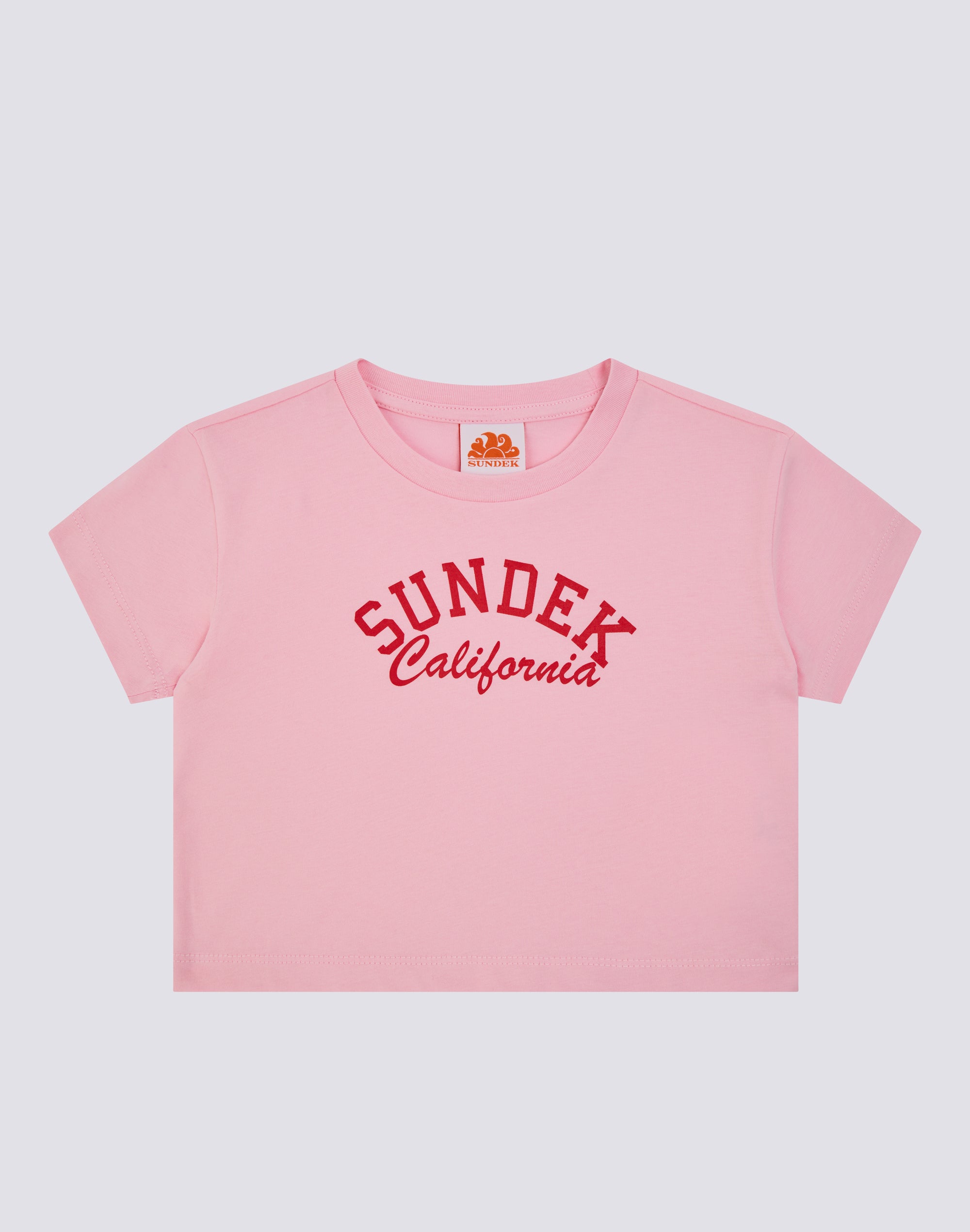 sundek-g748tejs000-t-shirt-bambina-crop-vintage-california image 1