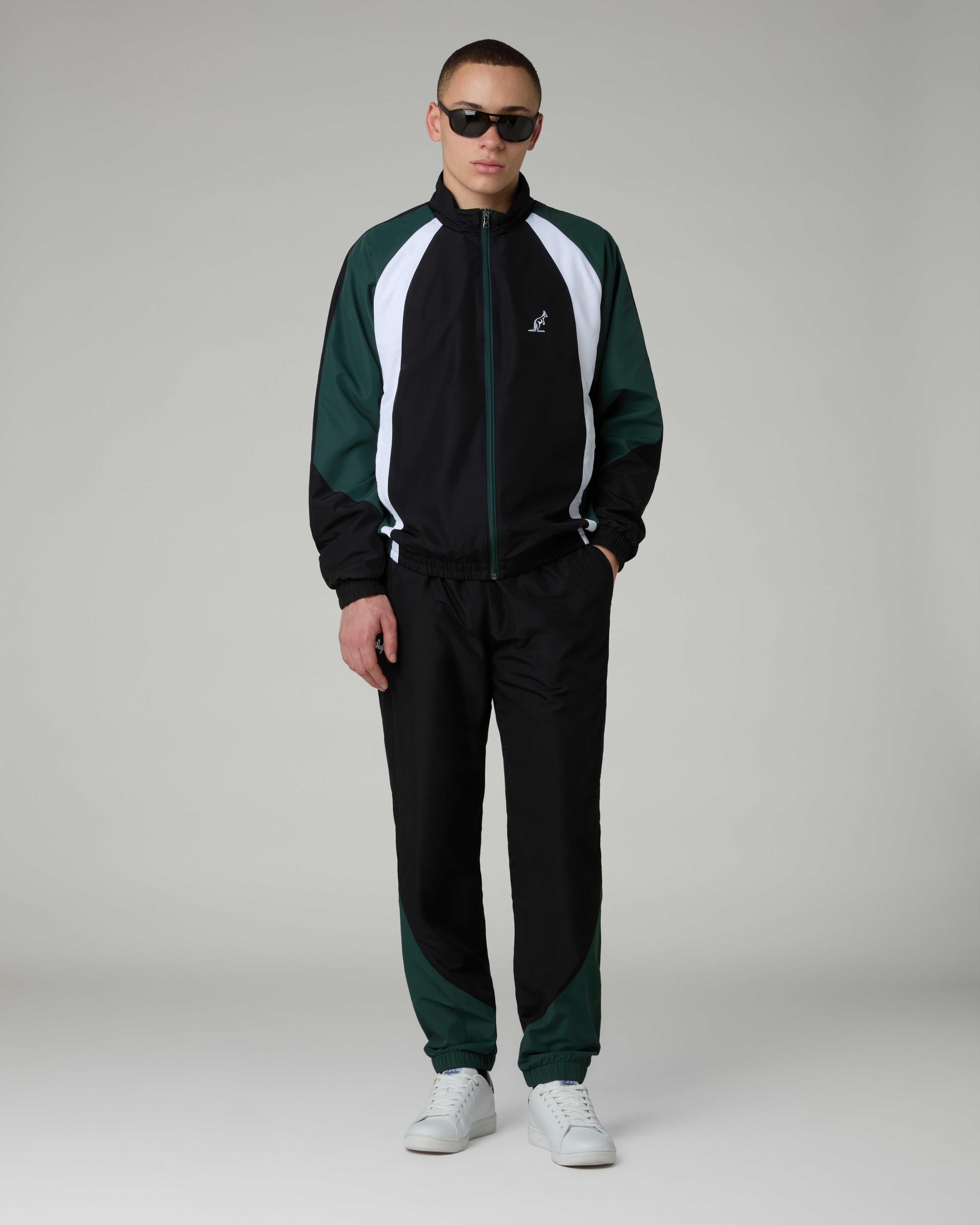australian-posh-prime-tuta-sportiva-nera-in-tessuto-smash-foderata image 1