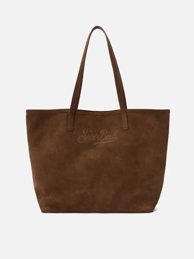 mc2-saint-barth-city-borsa-regular-in-camoscio-marrone image 1