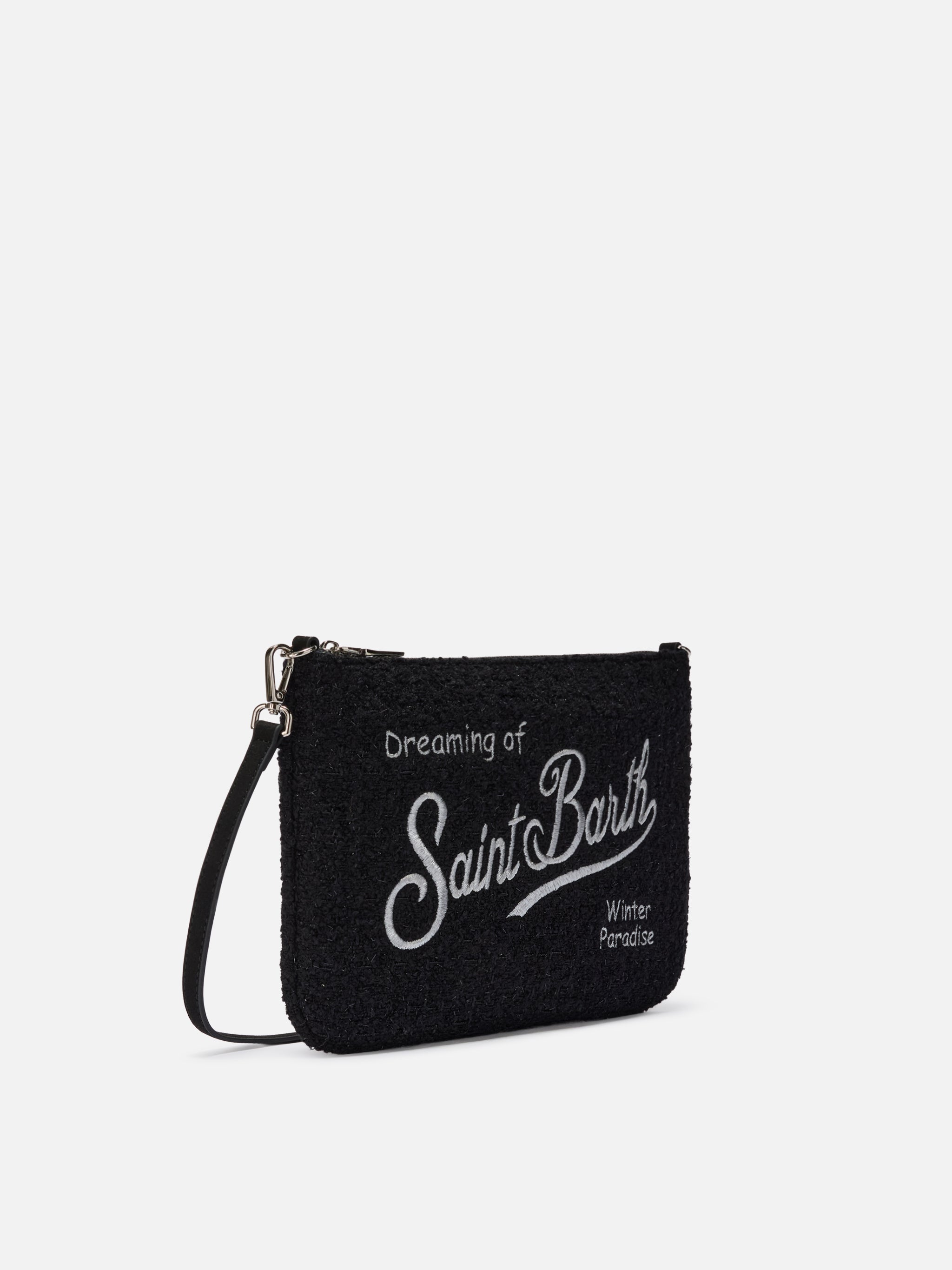 mc2-saint-barth-borsa-crossbody-parisienne-tweed-nera image 4