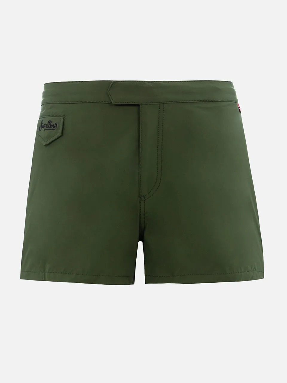 costume-da-bagno-uomo-mc2-saint-barth-harrys-in-tessuto-tecnico-verde-militare image 1