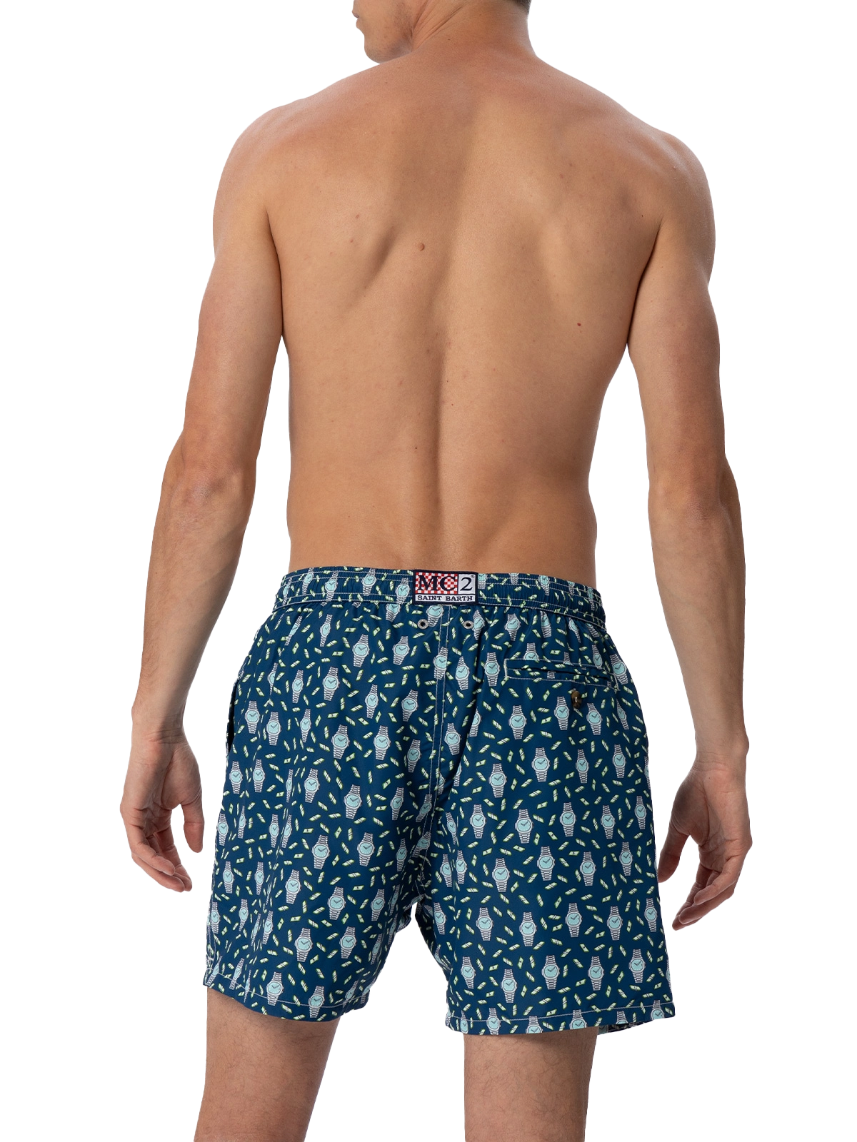 mc2-saint-barth-costume-lighting-micro-uomo-stampa-orologi-blu-navy image 4