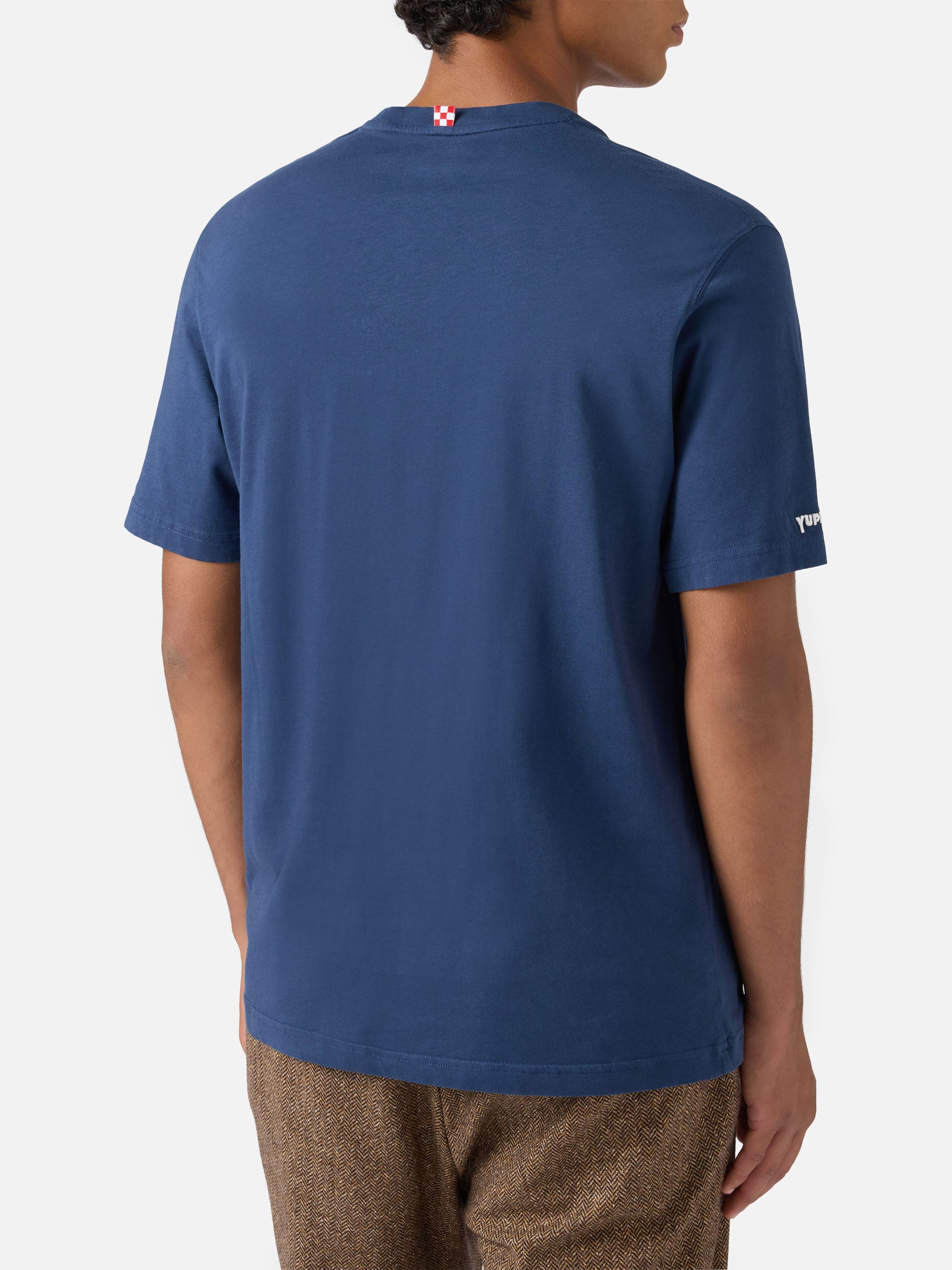 mc2-saint-barth-arnott-t-shirt-uomo-cotone-blu-yuppies-special-edition image 3