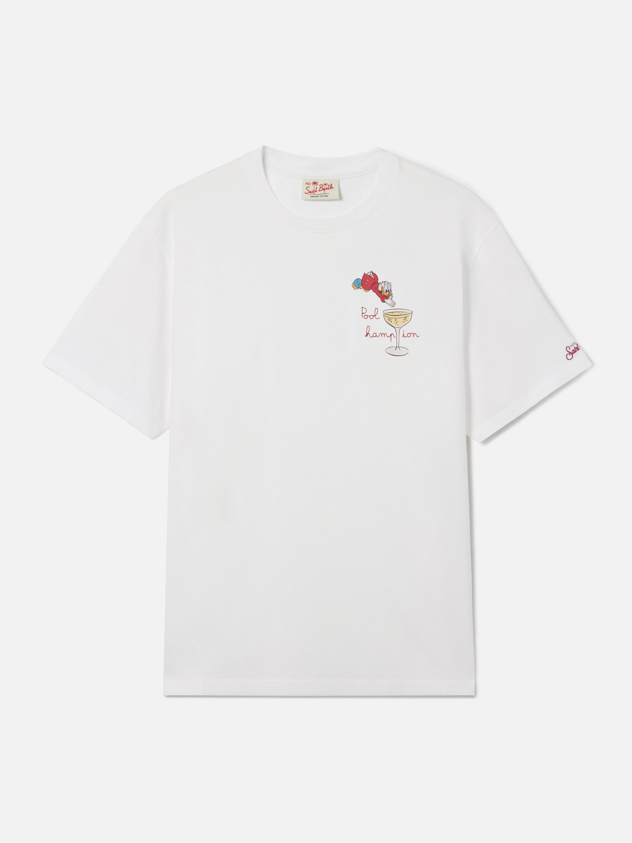 mc2-saint-barth-t-shirt-portofino-bianca-con-ricamo-pool-champion-special-editio image 5