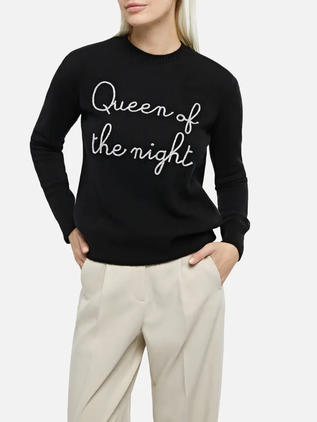 mc2-saint-barth-maglione-new-queen-nero-donna-ricamo-queen-of-the-night image 1