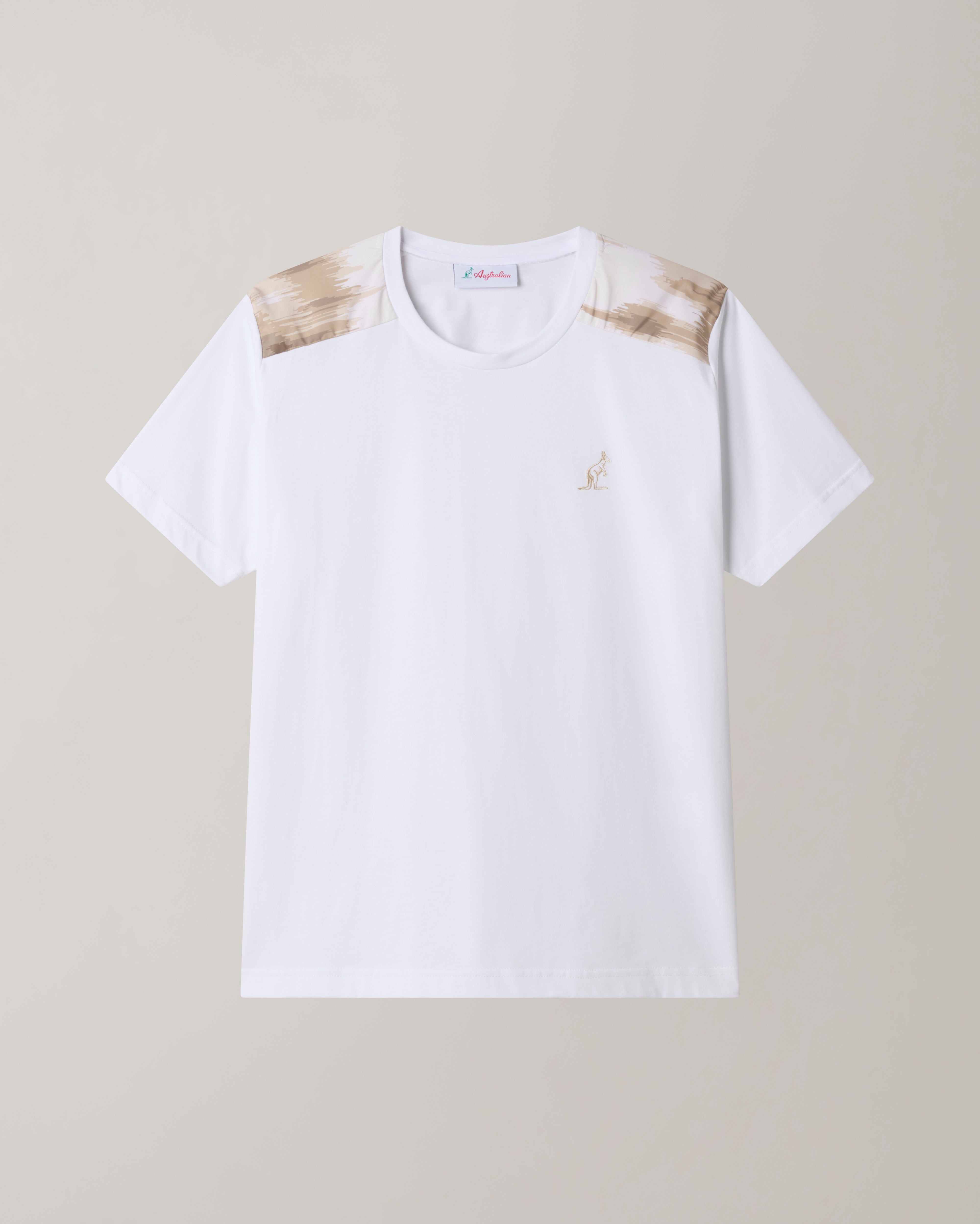 australian-doric-t-shirt-uomo-bianca-in-cotone-regular-fit image 4