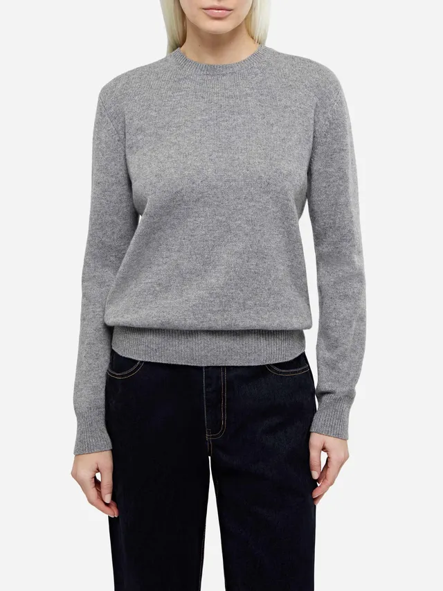 mc2-saint-barth-sorbonne-maglione-donna-grigio-m-lange-misto-cashmere-girocollo image 1