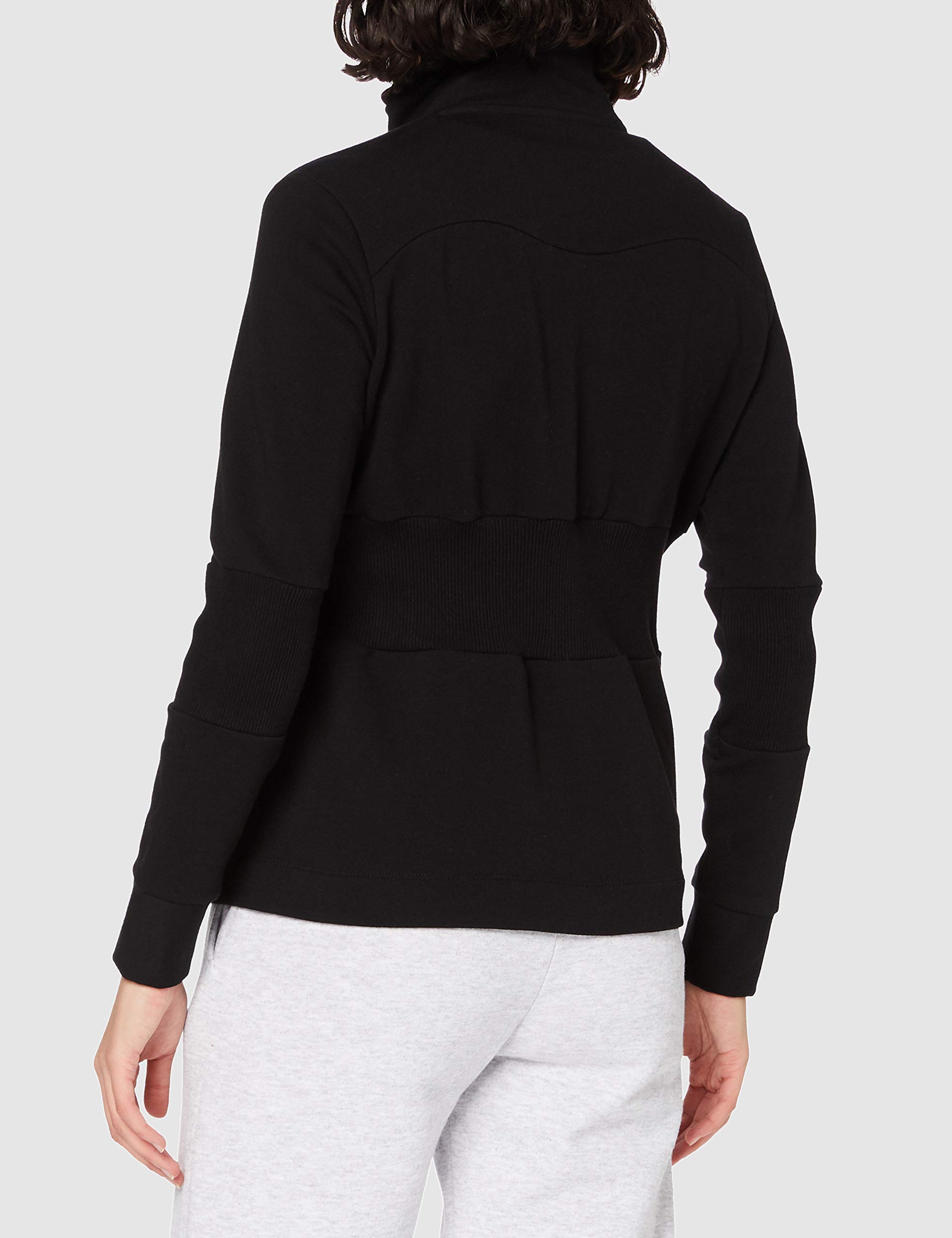 arena-w-f-z-jacket-rib-insert-giacca-full-zip-donna-nero image 4