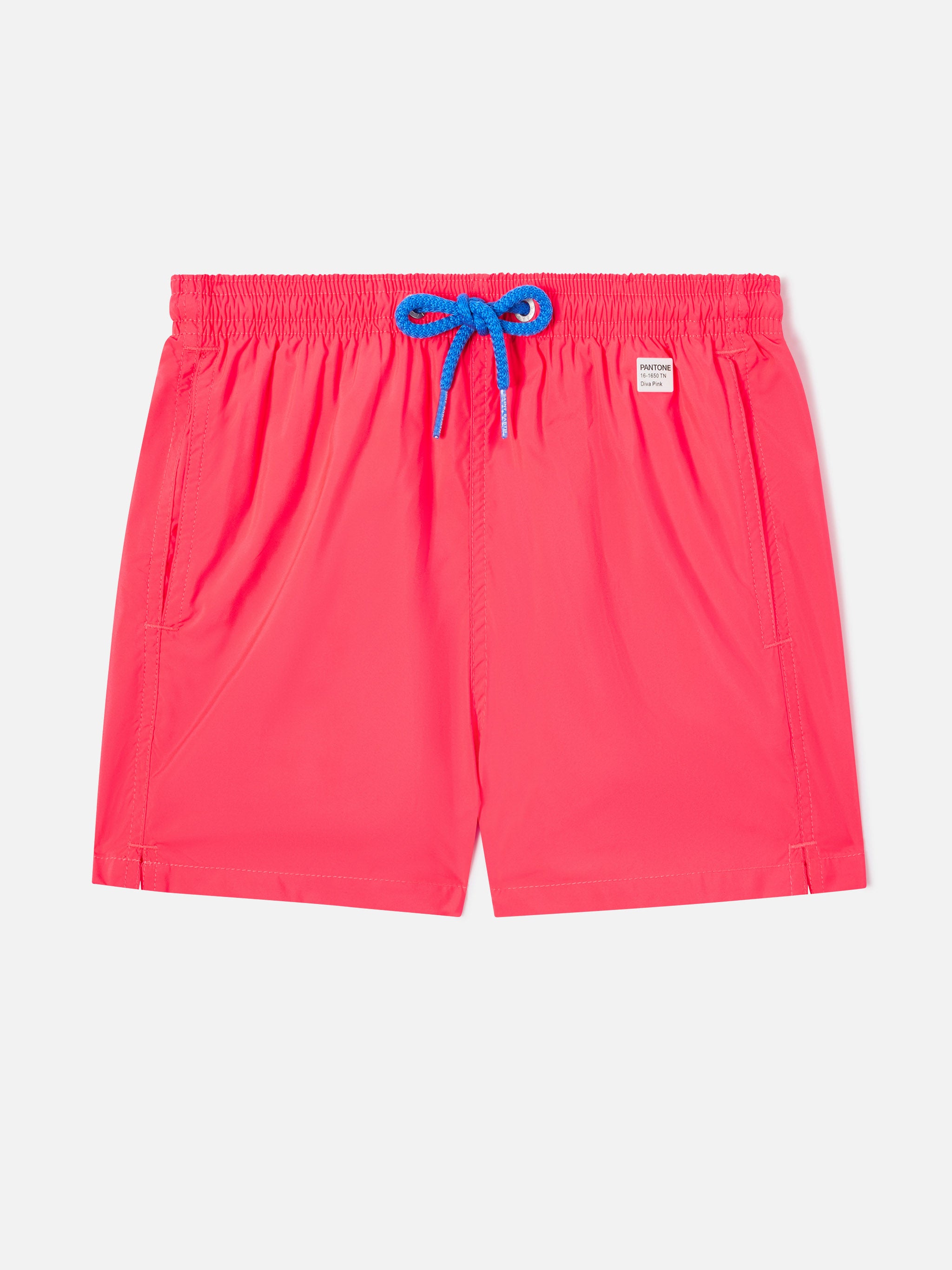 mc2-saint-barth-costume-boxer-bambino-rosso-fluo-edizione-pantone-ultra-light image 1