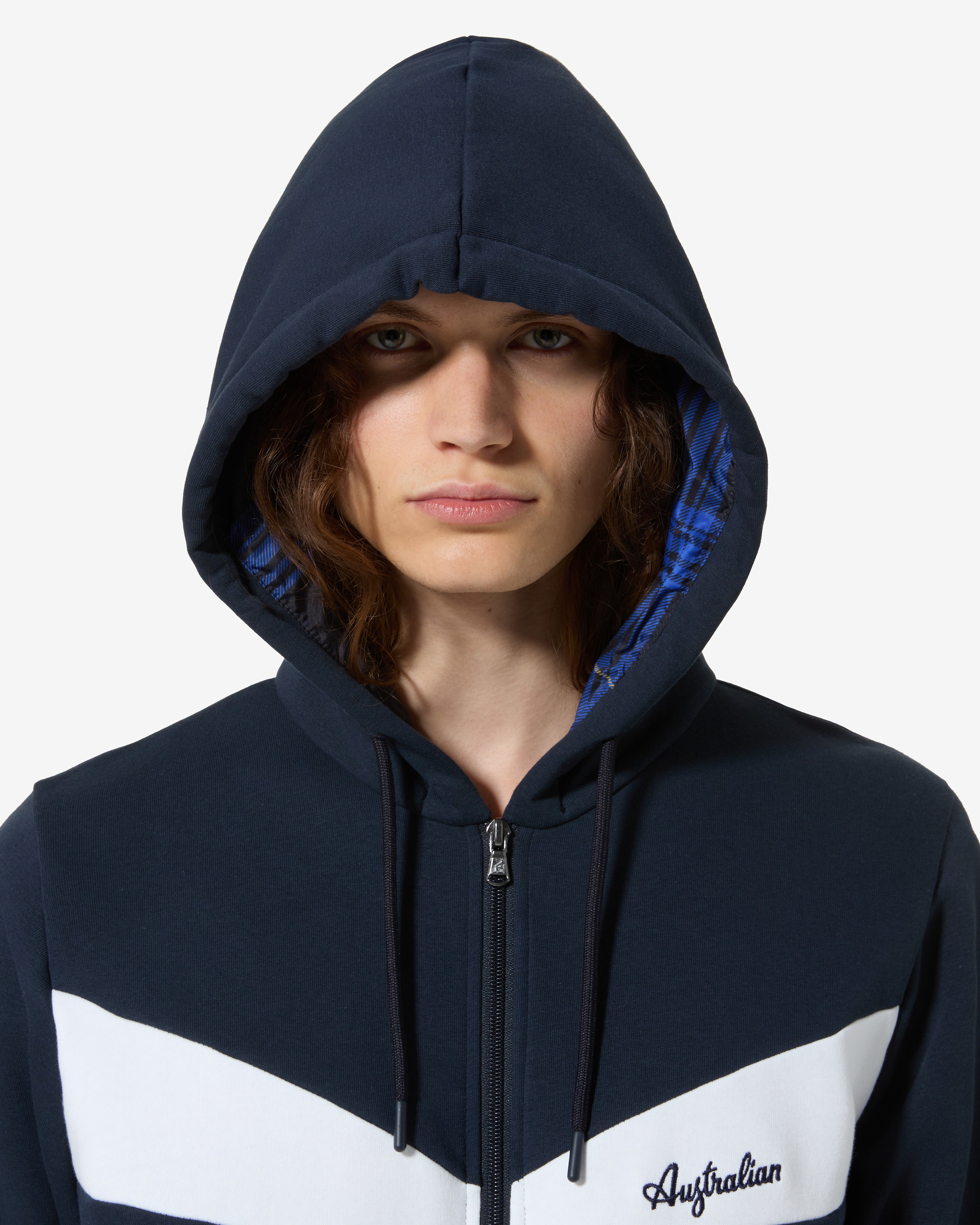 australian-raw-pink-track-jacket-giacca-felpa-con-cappuccio image 3
