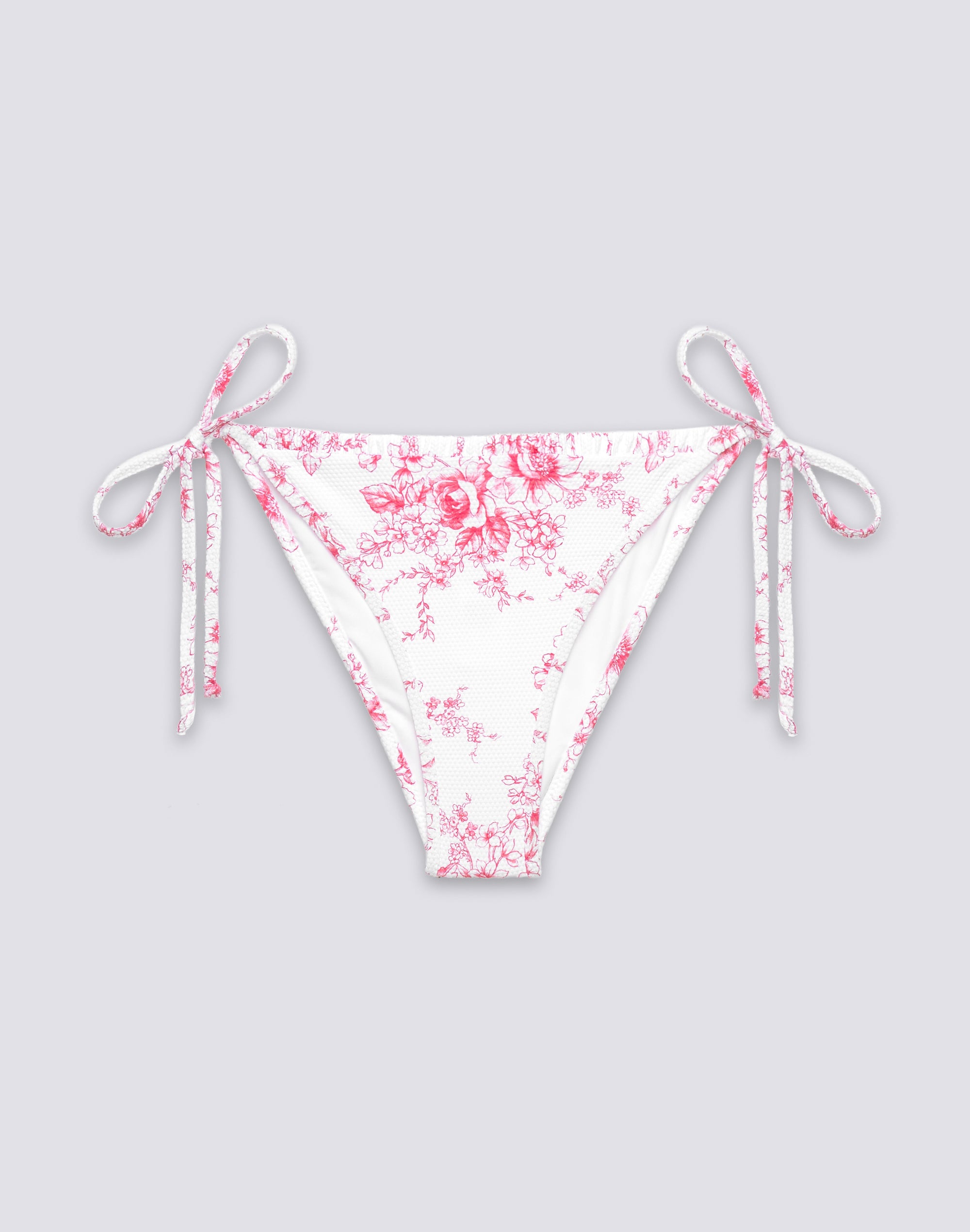 sundek-anita-slip-bikini-donna-fianchi-regolabili-stampa-rose-de-joie image 1
