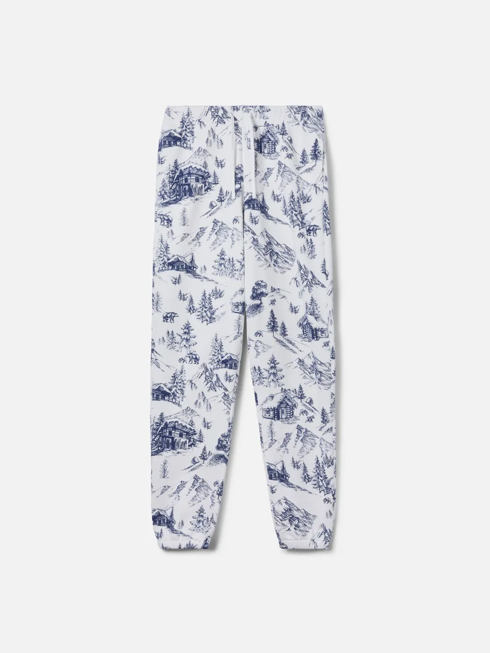mc2-saint-barth-odalys-pantalone-felpa-donna-toile-de-jouy-bianco image 1