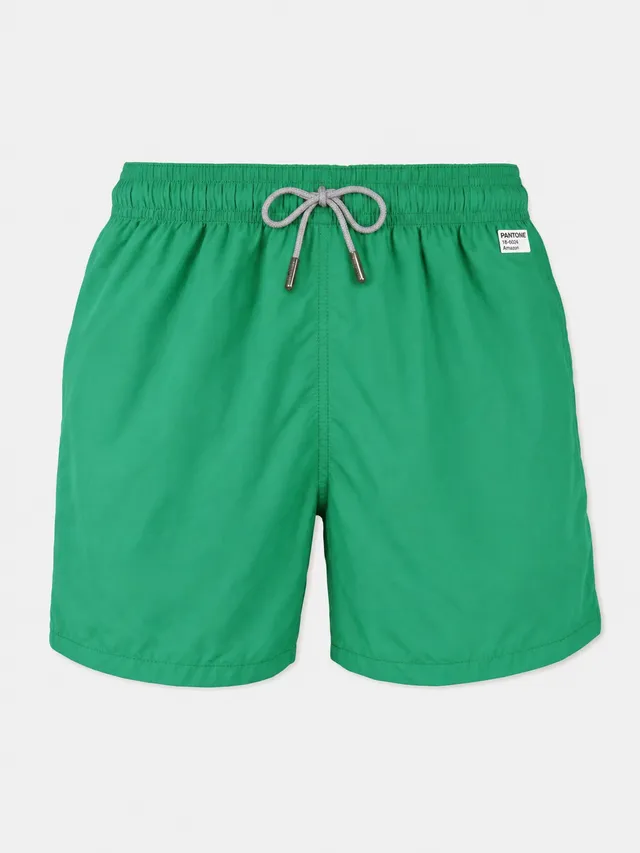 mc2-saint-barth-costume-da-bagno-uomo-edizione-speciale-pantone-verde-tinta-unit image 1