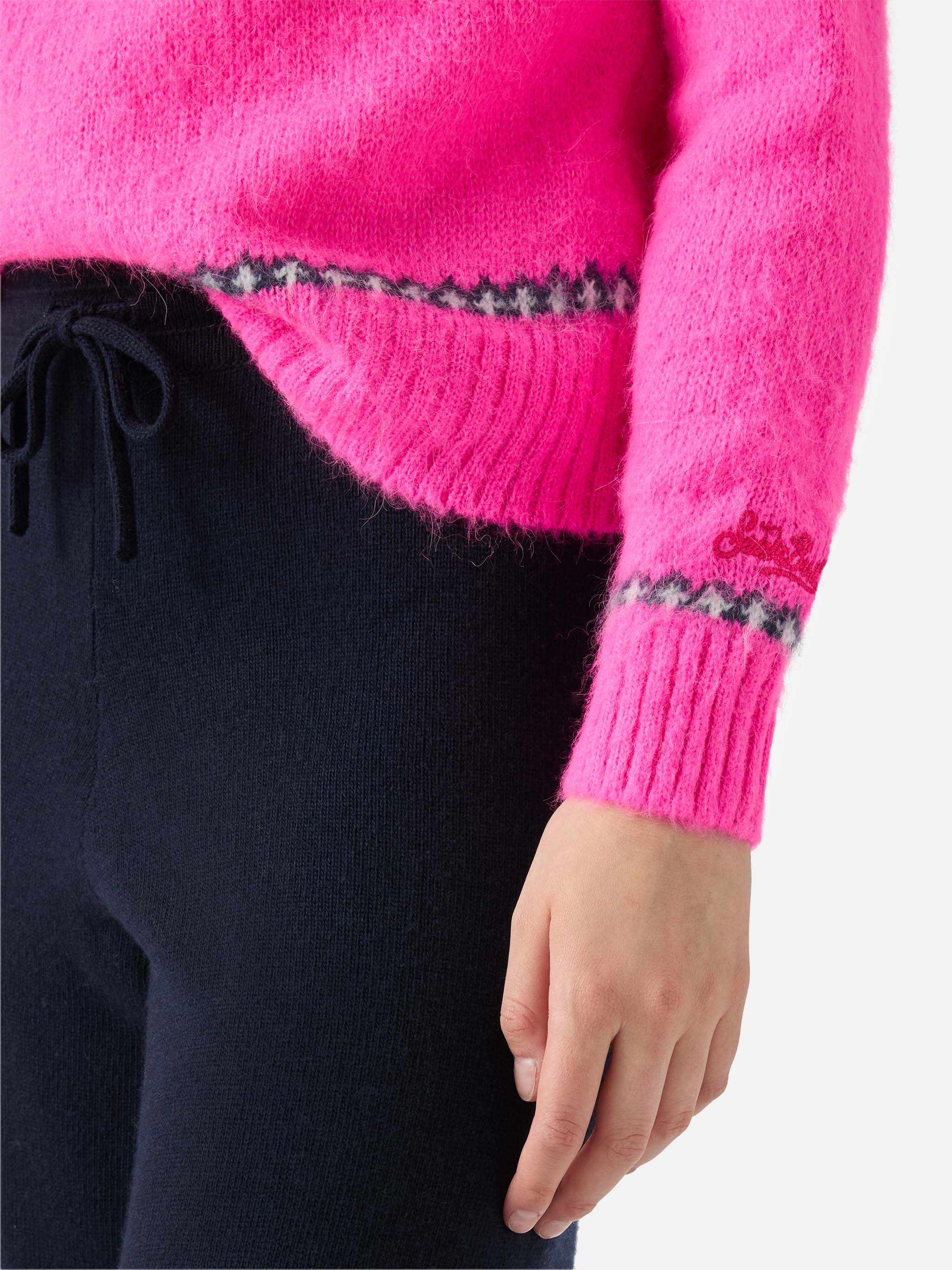 mc2-saint-barth-new-queen-girocollo-nordic-soft-fucsia-fluo-con-ricamo-it-s-cold image 4