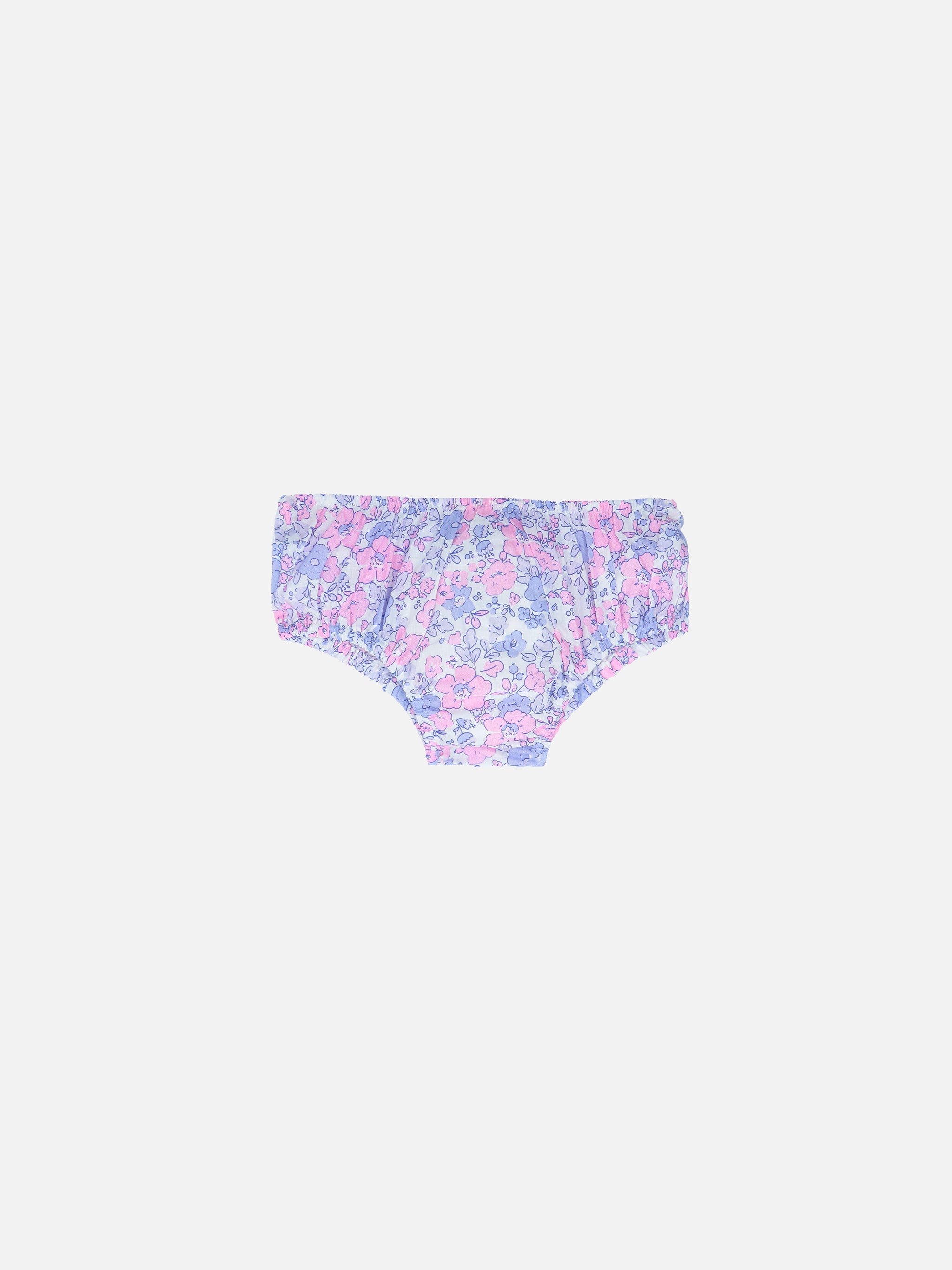 mc2-saint-barth-pimmy-bloomer-neonata-in-cotone-con-stampa-fiori-rosa image 1