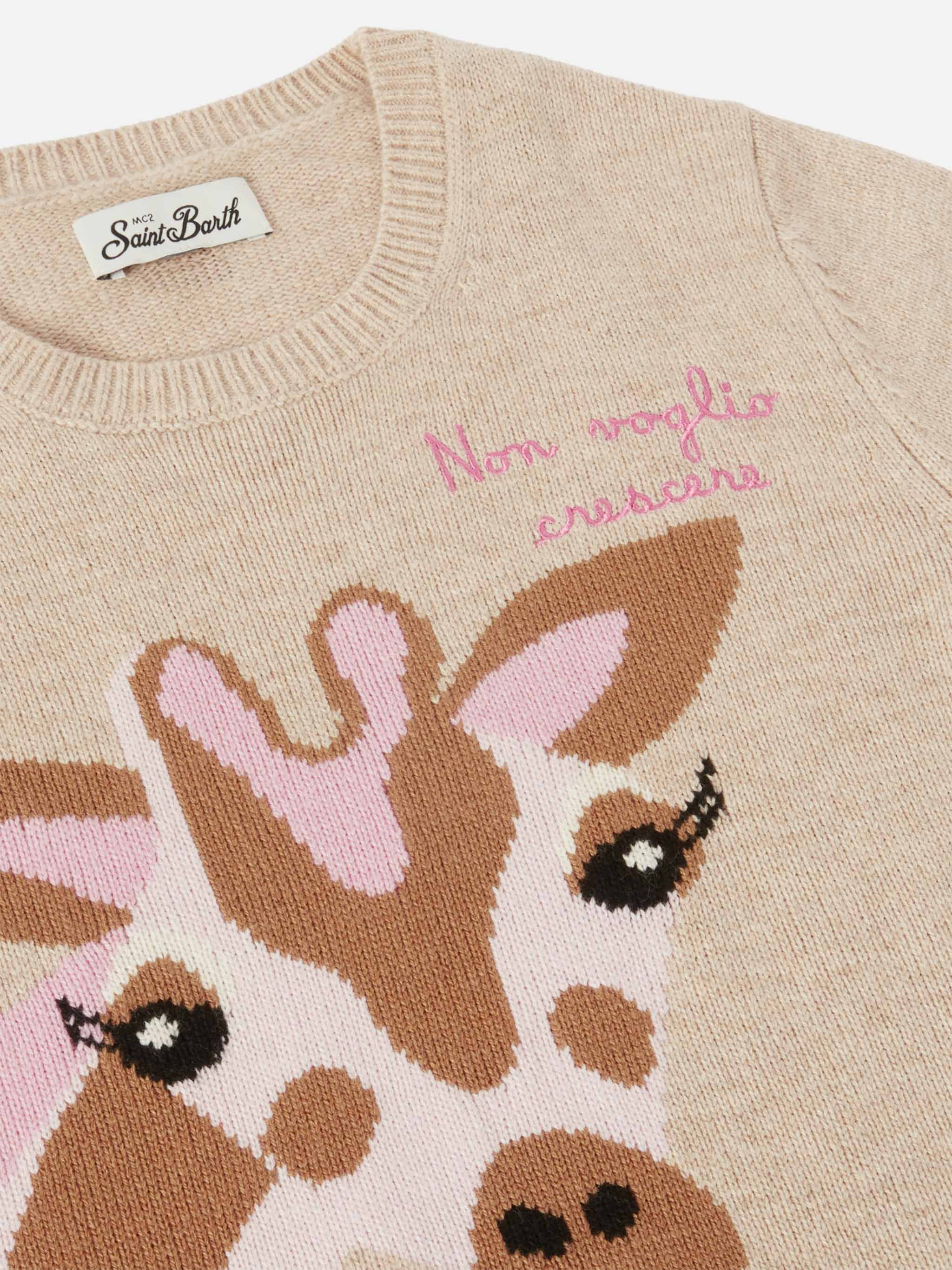 mc2-saint-barth-princess-maglione-bambina-misto-cashmere-ricamo-non-voglio-cresc image 2