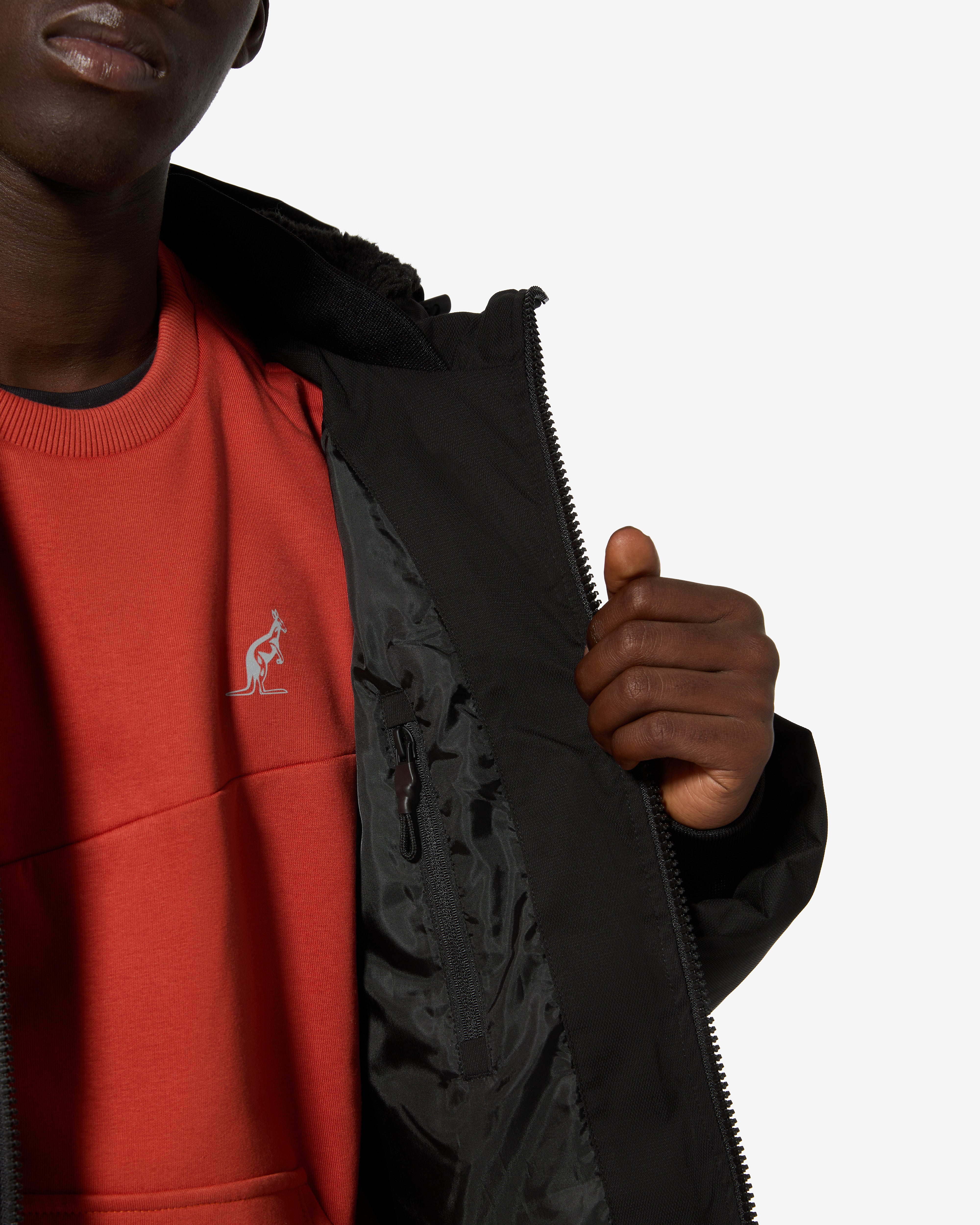 australian-jaquard-jacket-sportswear-con-cappuccio-nera image 5