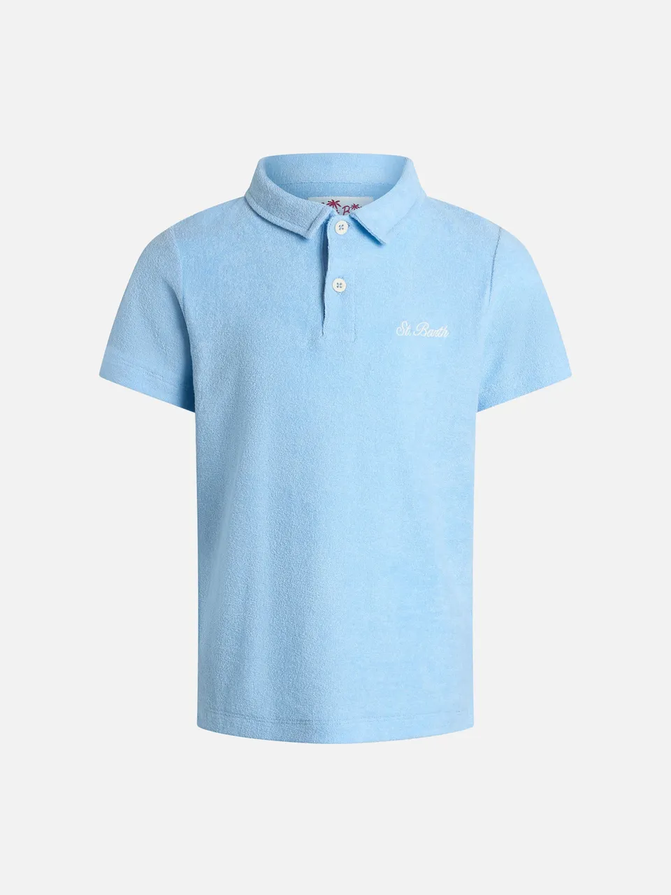 mc2-saint-barth-jeremy-jr-polo-bambino-in-spugna-azzurra image 1