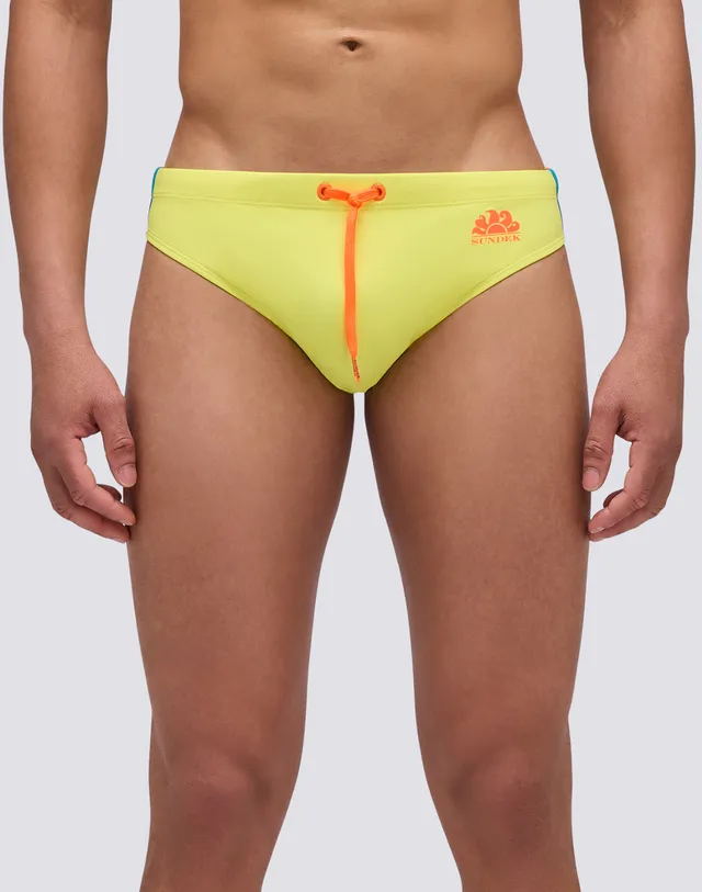sundek-slip-mare-uomo-sax-m287ssl3000-tinta-unita-con-bande-laterali image 1