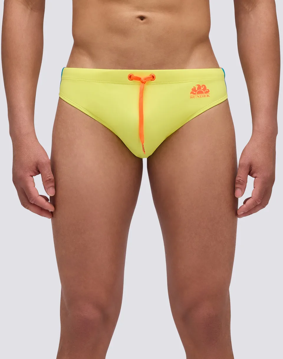sundek-slip-mare-uomo-sax-m287ssl3000-tinta-unita-con-bande-laterali image 1