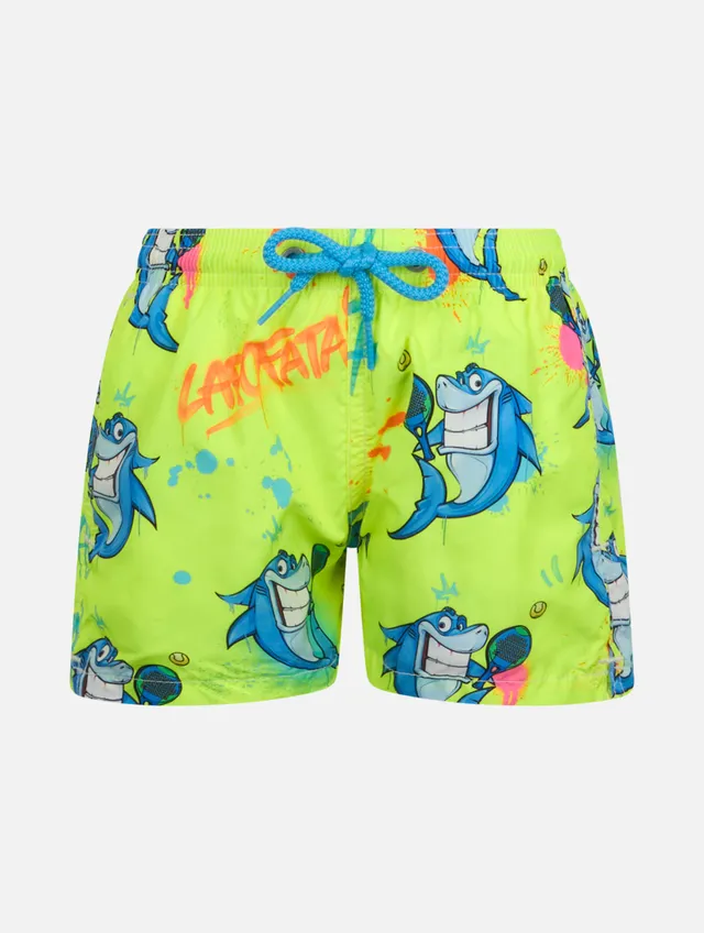mc2-saint-barth-costume-jean-lighting-bambino-cripto-squalo-cryptopuppets-fluo image 1