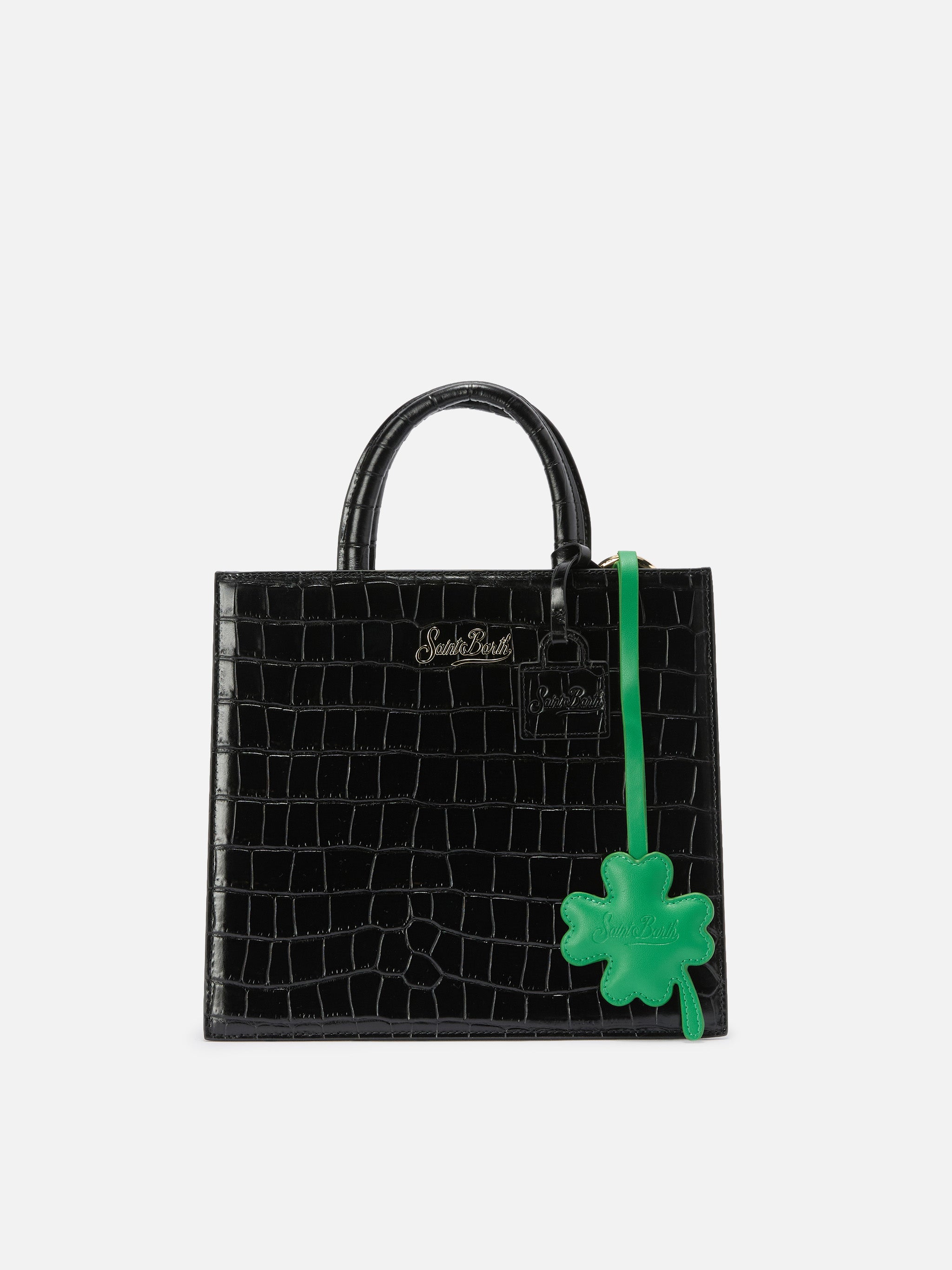 mc2-saint-barth-bcharm01-bag-charm-a-quadrifoglio-in-pelle-verde image 2