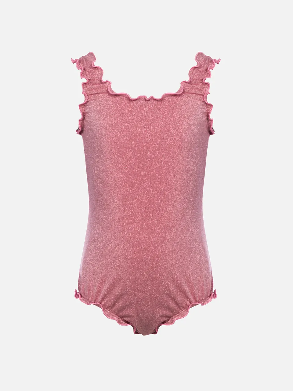 mc2-saint-barth-costume-intero-clio-bambina-in-lurex-rosa-con-volant image 1