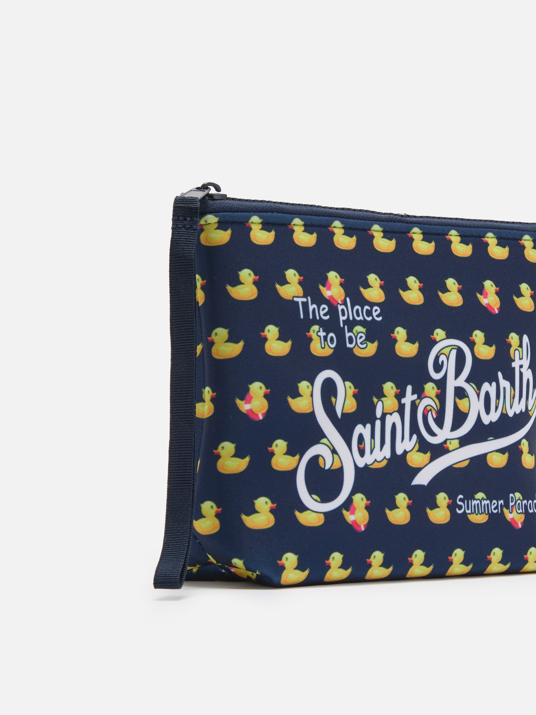 mc2-saint-barth-pochette-aline-blu-scuba-stampa-paperelle image 2