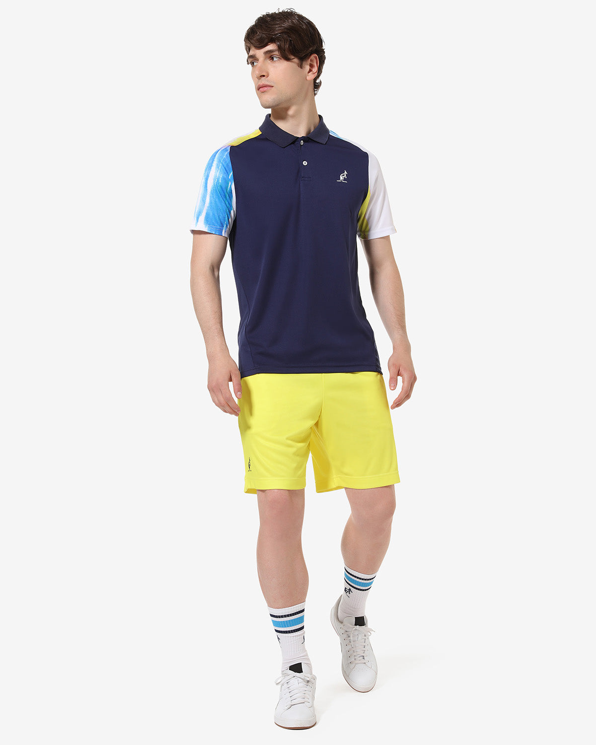 australian-ace-short-giallo-vivo-elastico-e-traspirante-con-slip-interno image 2