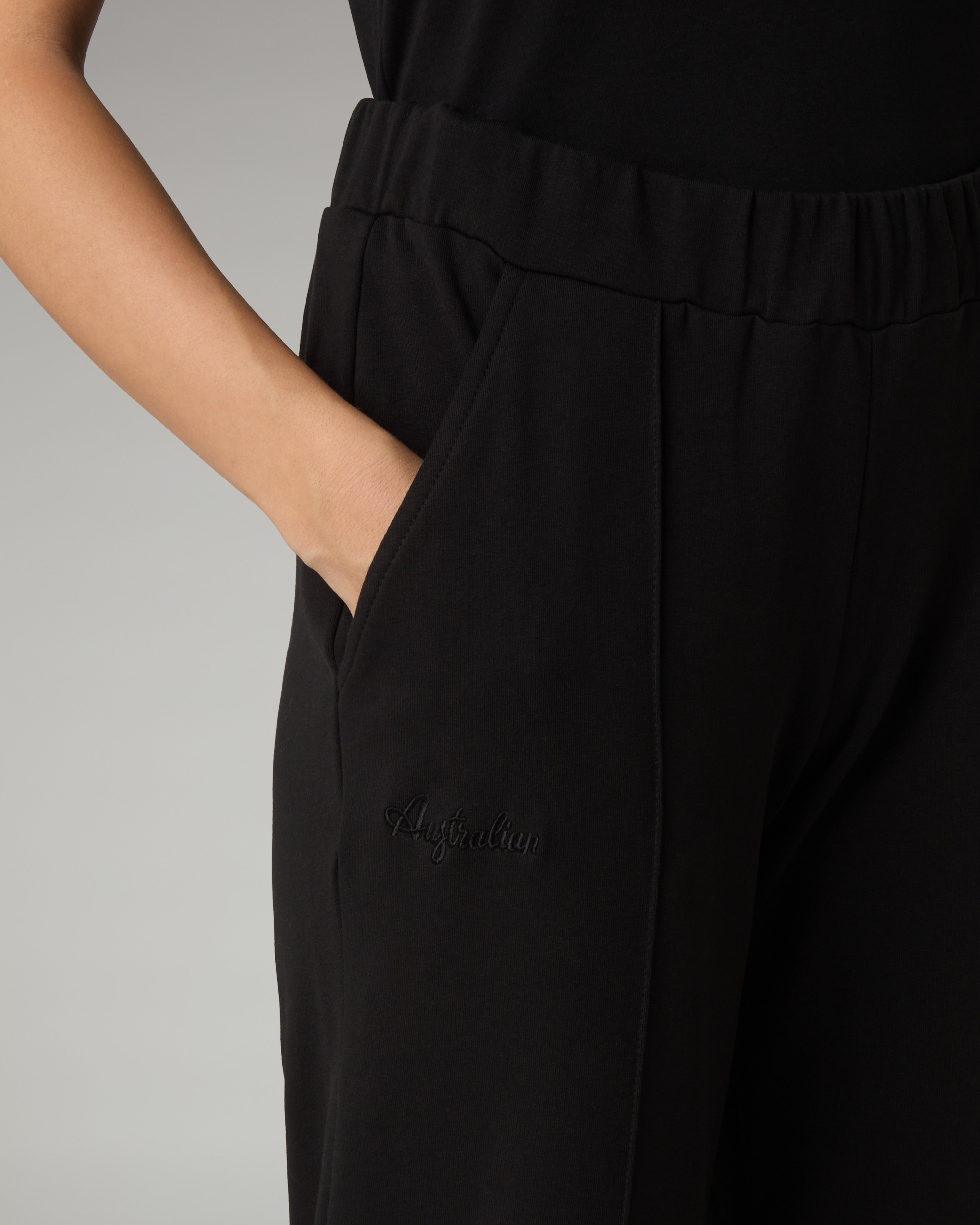 australian-dusty-fleece-tracksuit-tuta-in-felpa-nera-stampata image 7