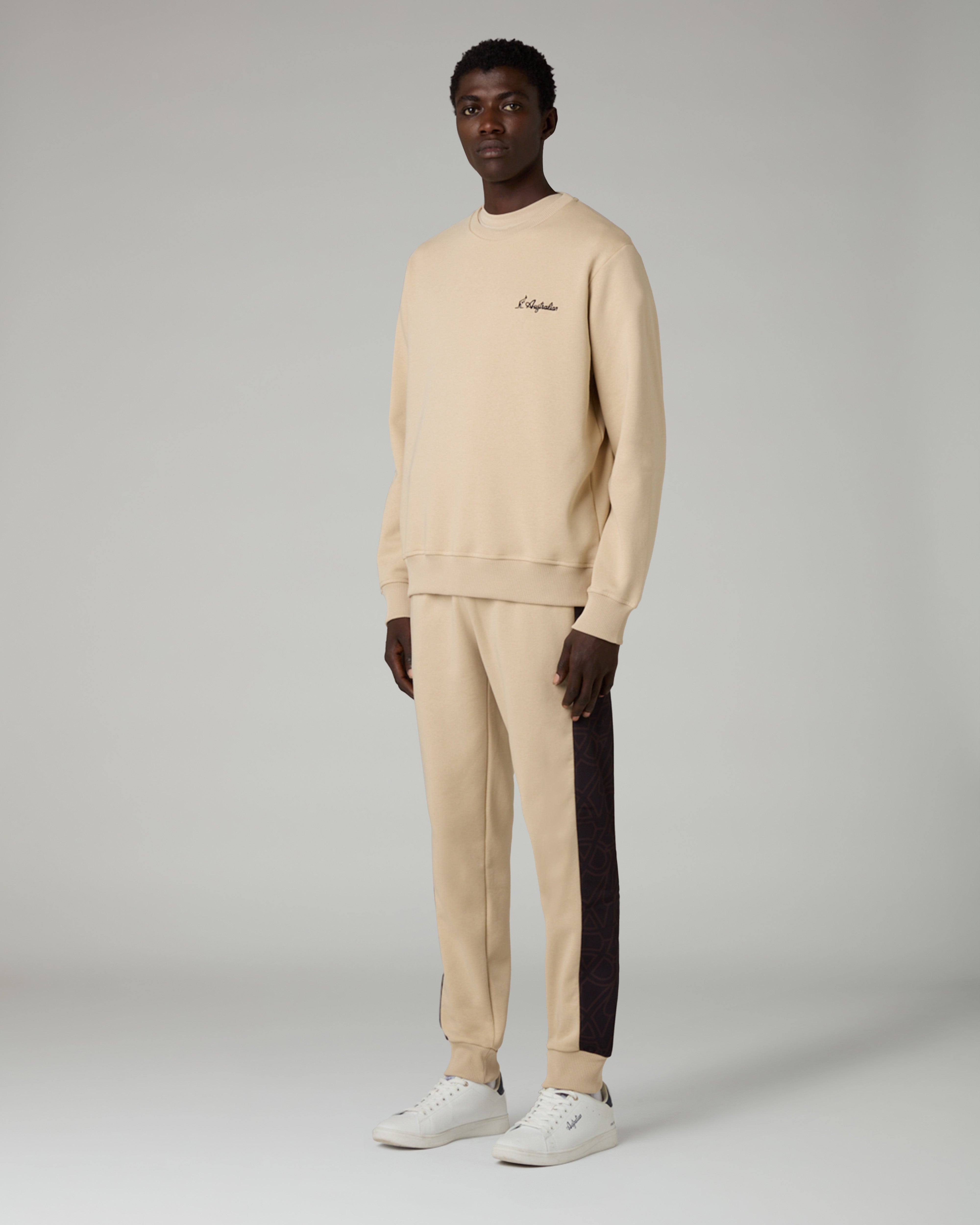 australian-iconissima-track-pant-sabbia-felpa-smash-made-in-italy image 2
