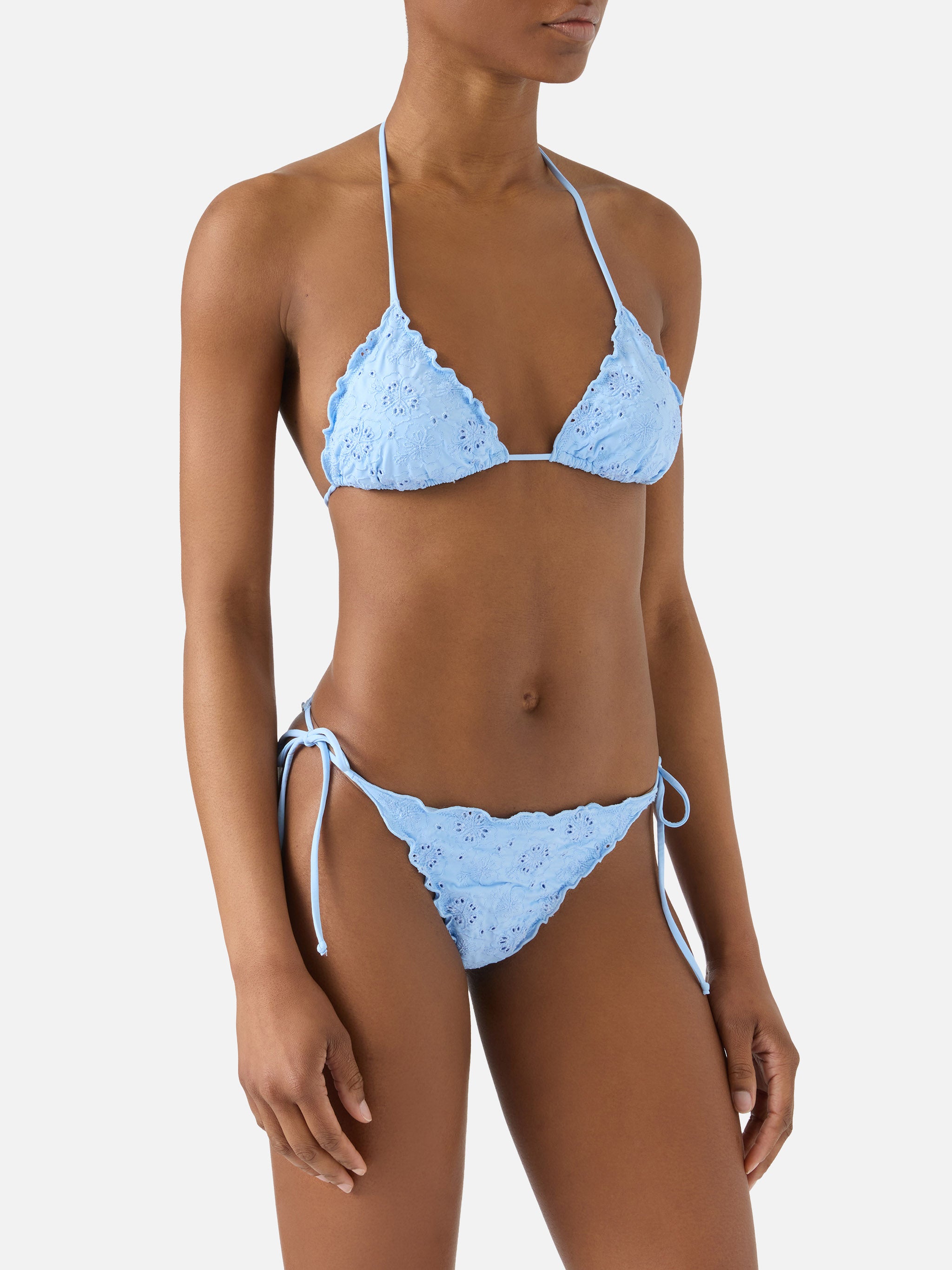 bikini-mc2-saint-barth-sagittarius-miami-in-sangallo-azzurro-con-ricamo-hibiscus image 2