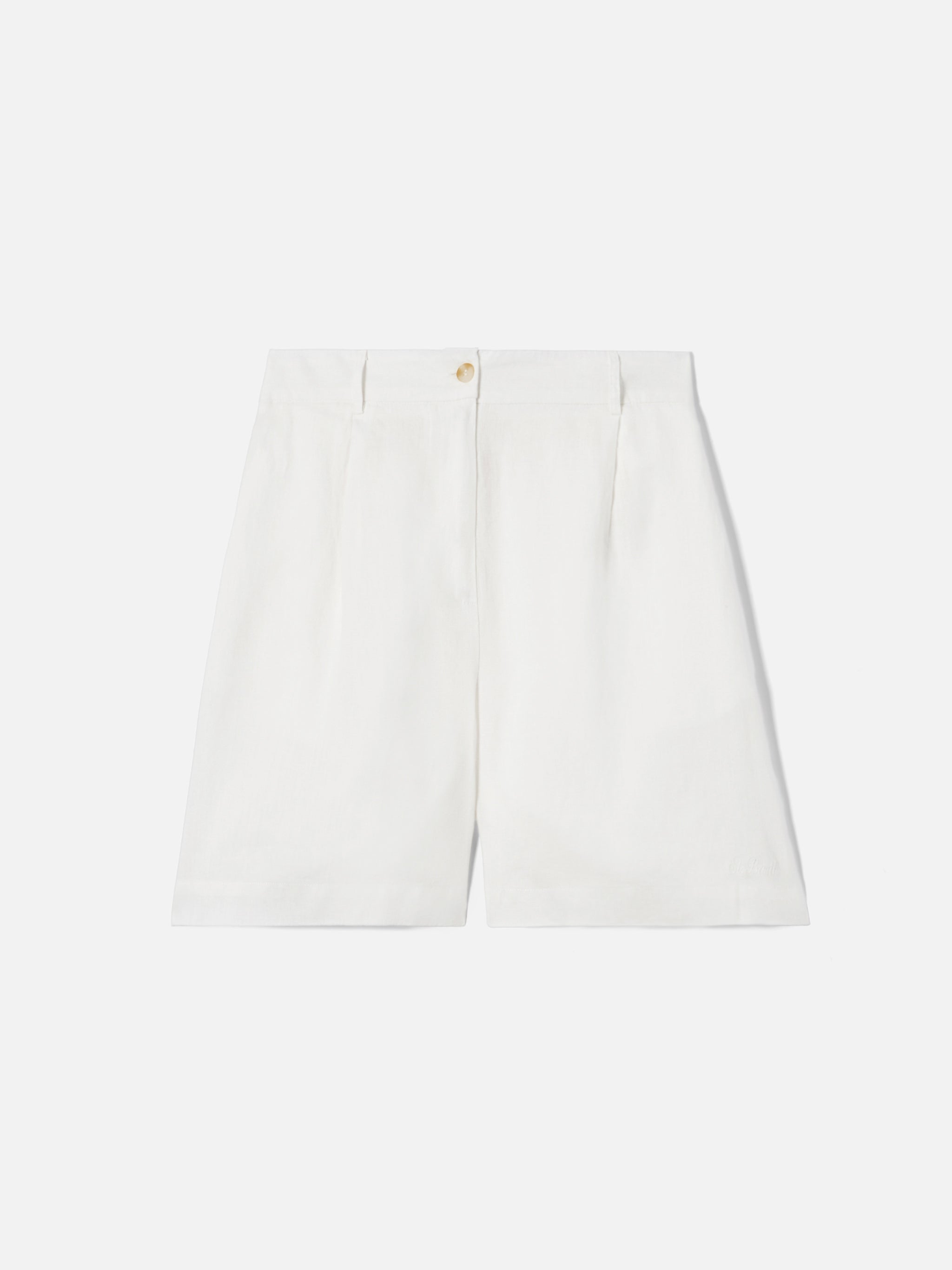 mc2-saint-barth-shorts-maggy-in-lino-bianco-donna image 5