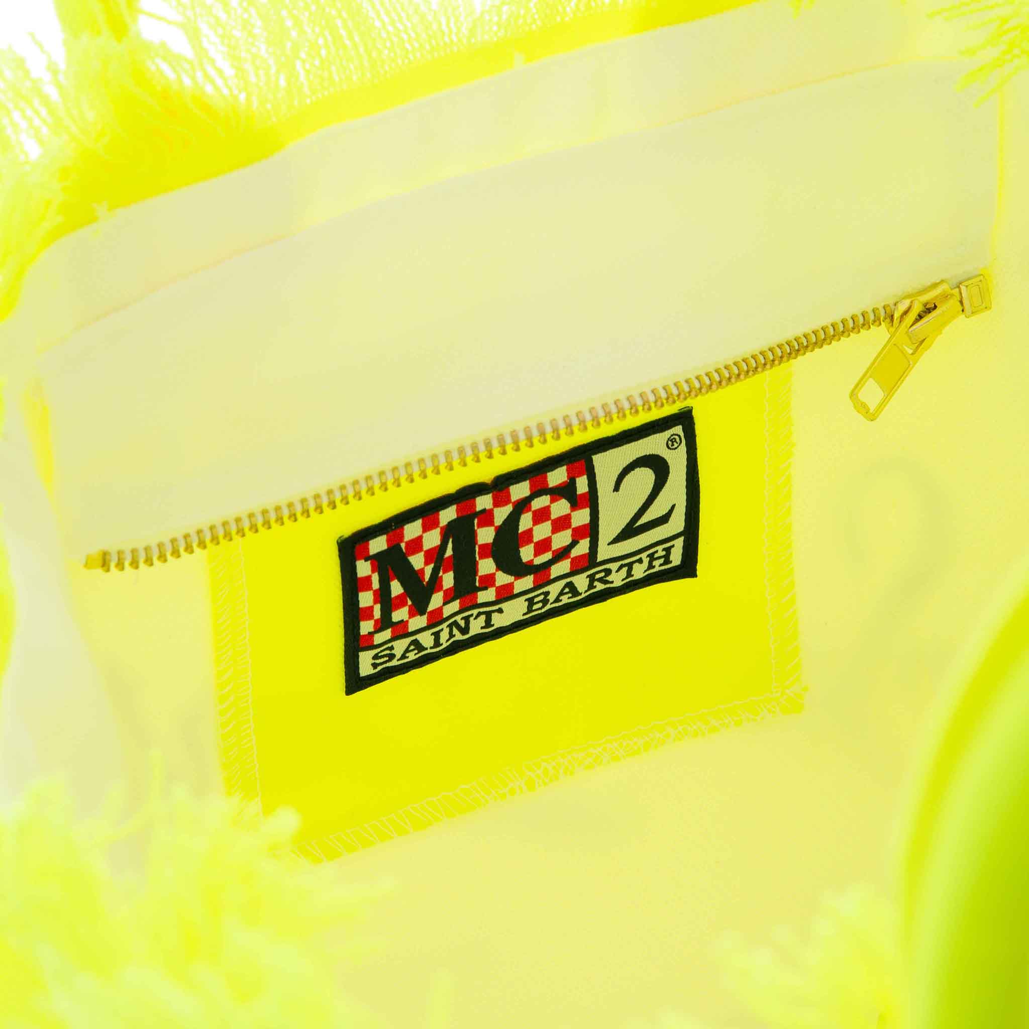 borsa-mc2-saint-barth-colette-in-canvas-di-cotone-giallo-fluo image 4