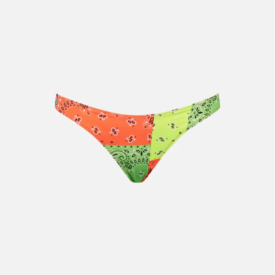 mc2-saint-barth-naomi-slip-mare-donna-bandana-fluo-multicolor image 1