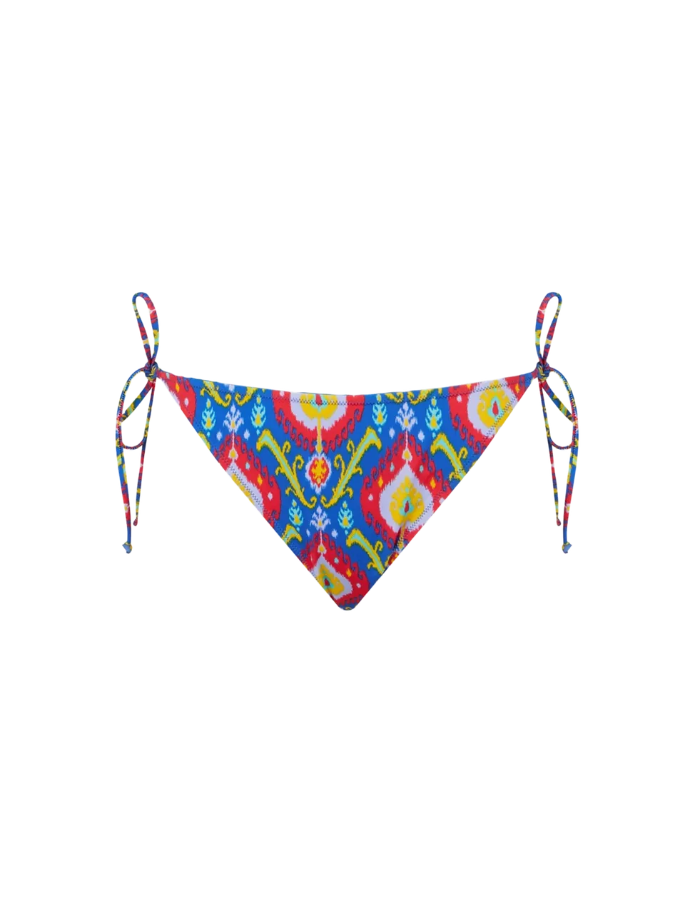 mc2-saint-barth-virgo-slip-mare-donna-fantasia-ikat-multicolor-con-laccetti image 1