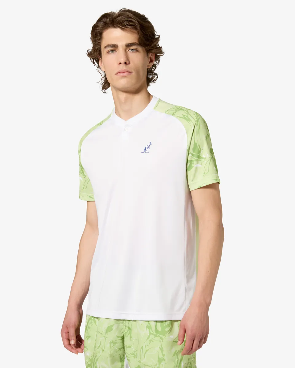 australian-ripple-polo-tennis-bianca-ace-traspirante-made-in-italy image 1