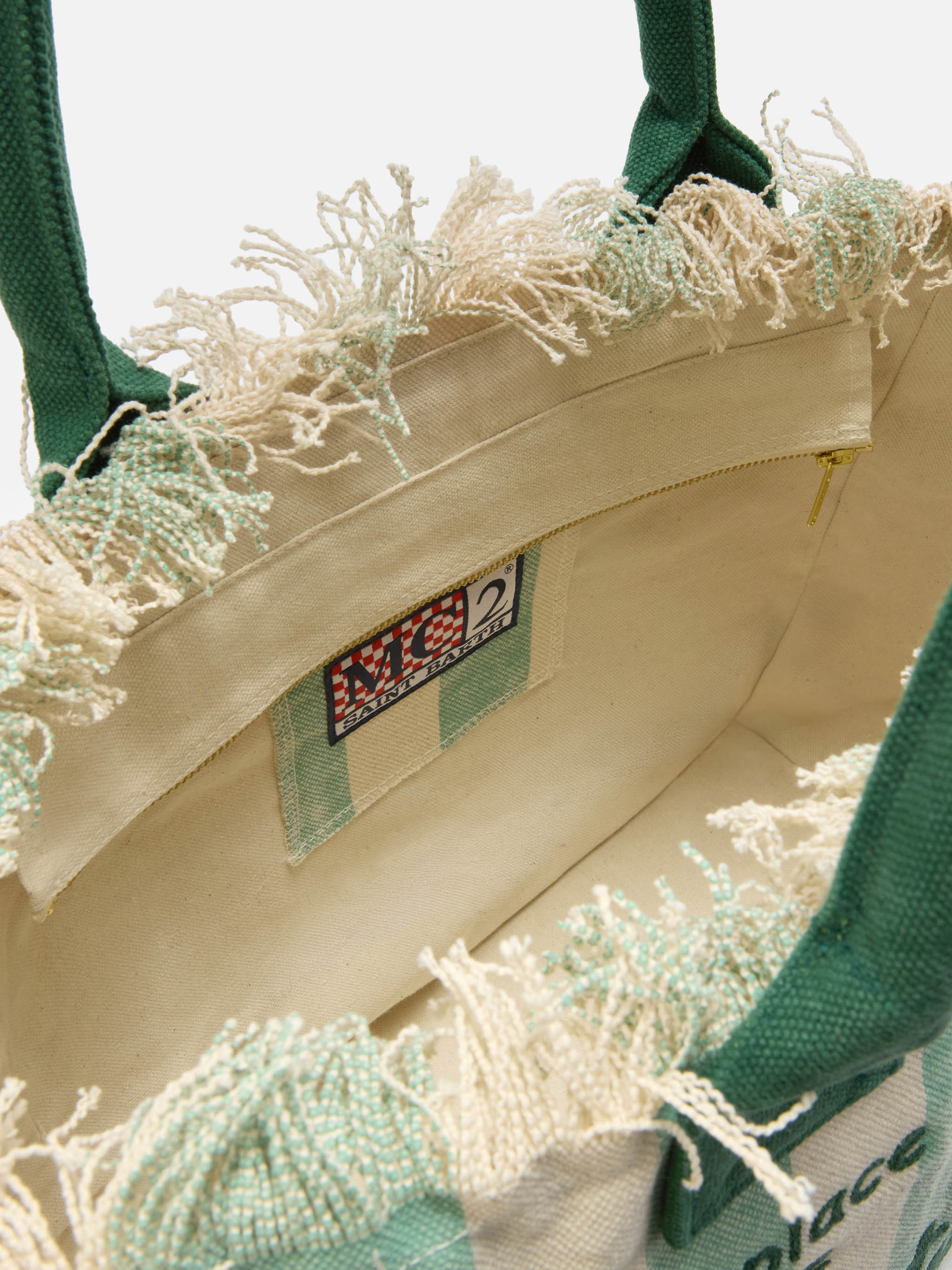 mc2-saint-barth-borsa-vanity-regular-in-canvas-a-righe-verticali-verde-chiaro image 4