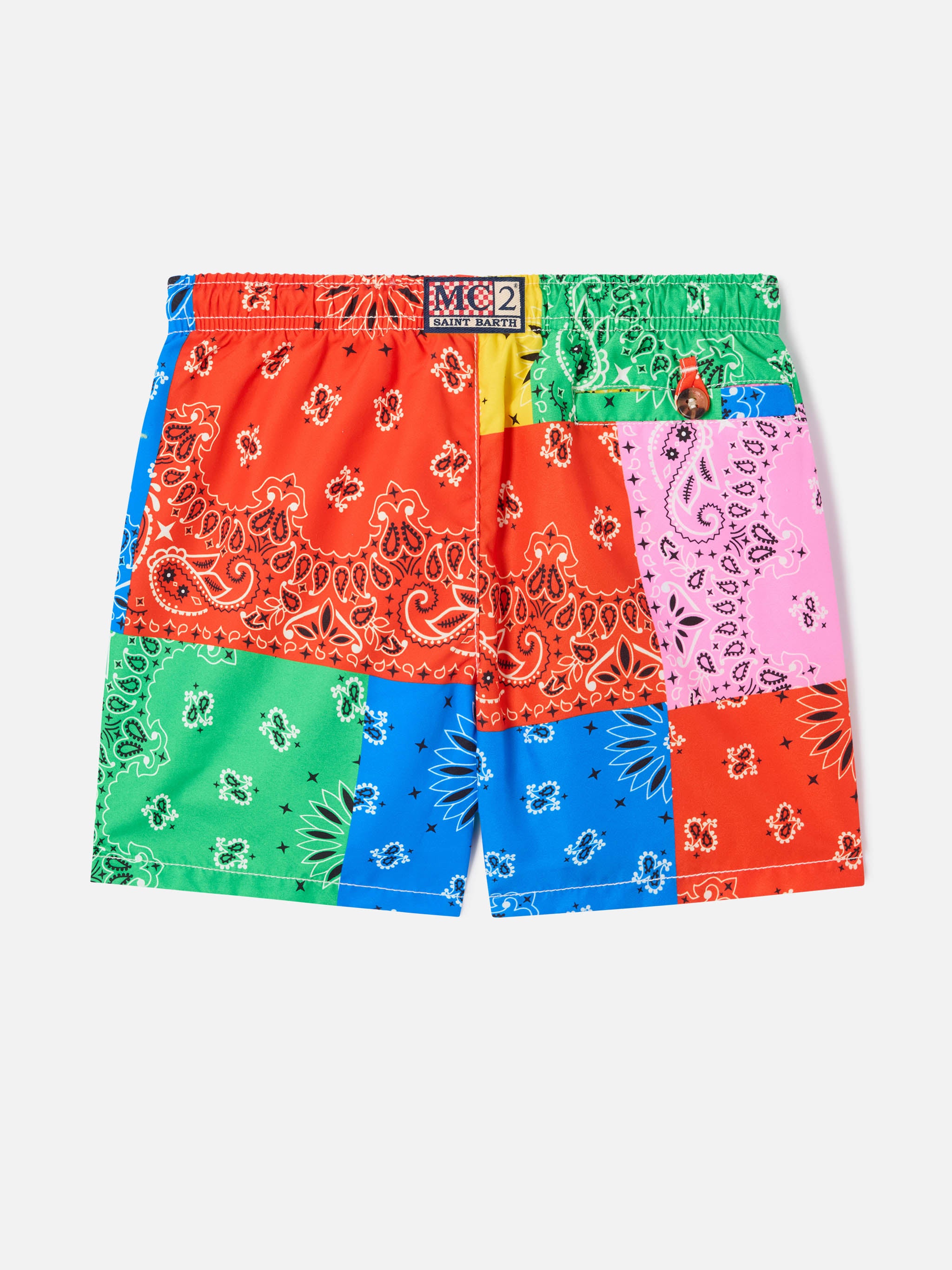 mc2-saint-barth-costume-da-bagno-bambino-bandana-multicolore image 2