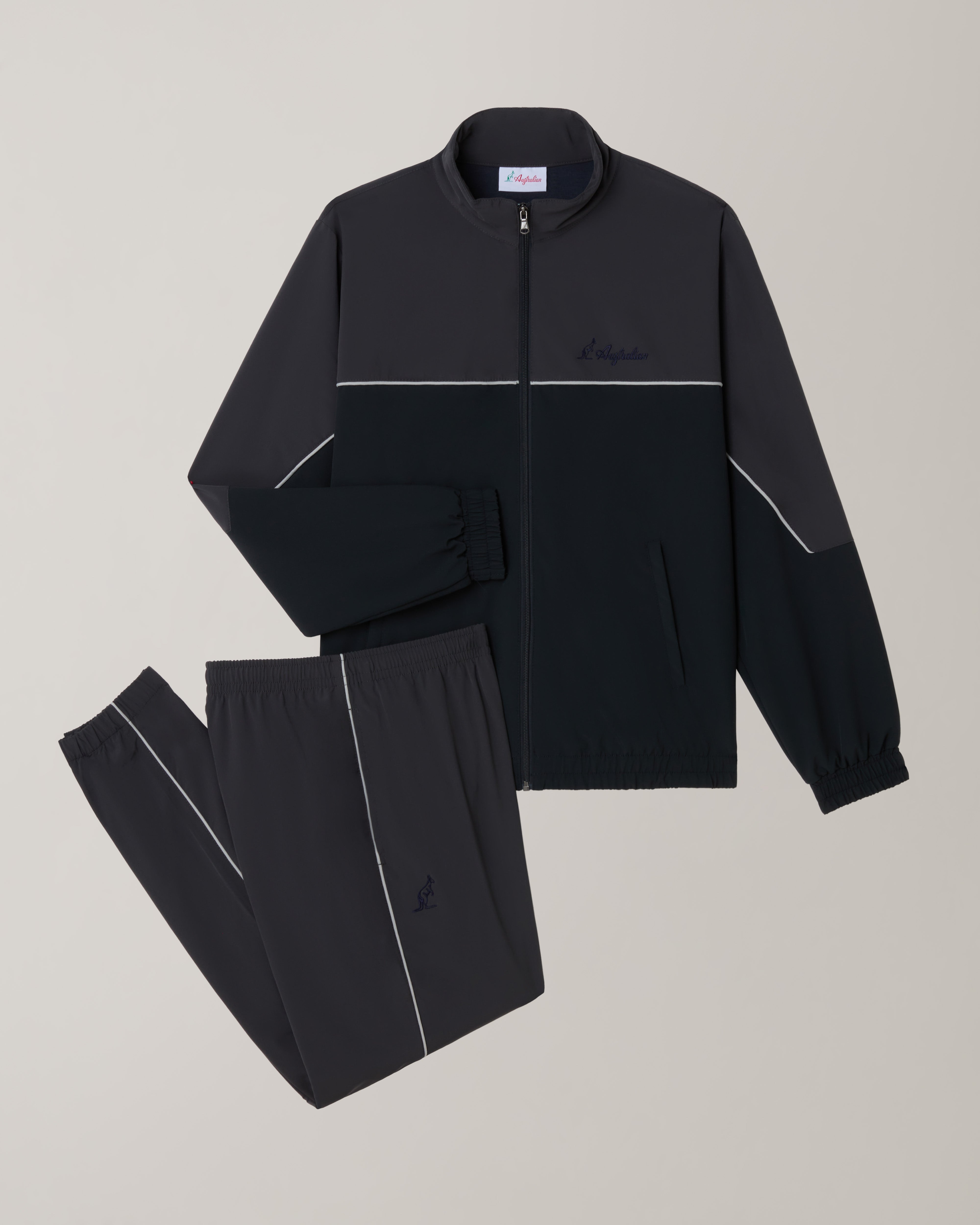 australian-color-block-slam-tracksuit-tuta-tecnica-slam-foderata-blu-navy image 8