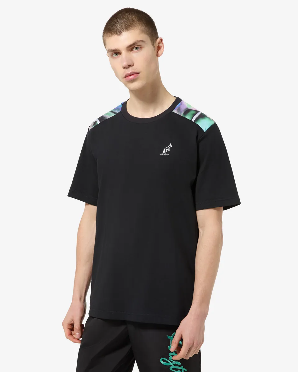 australian-pianeti-insert-t-shirt-t-shirt-cotone-nera-regular-fit image 1